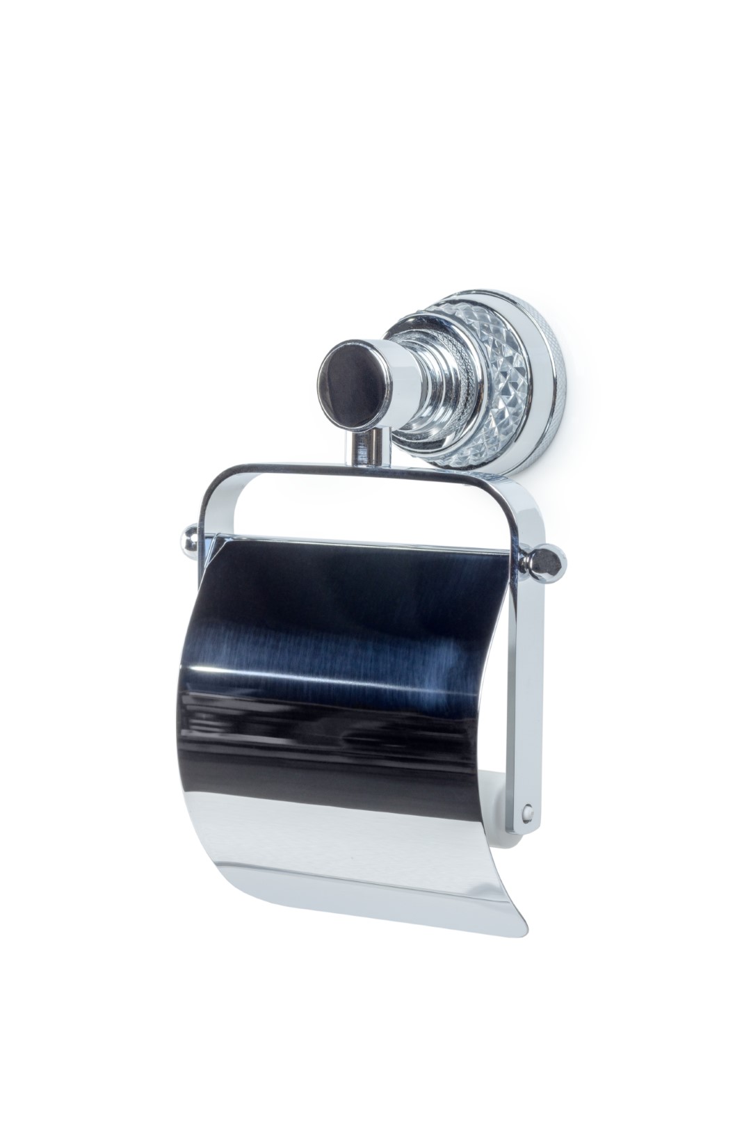 Держатель для туалетной бумаги с крышкой Boheme AURA Chrome 10241-CR