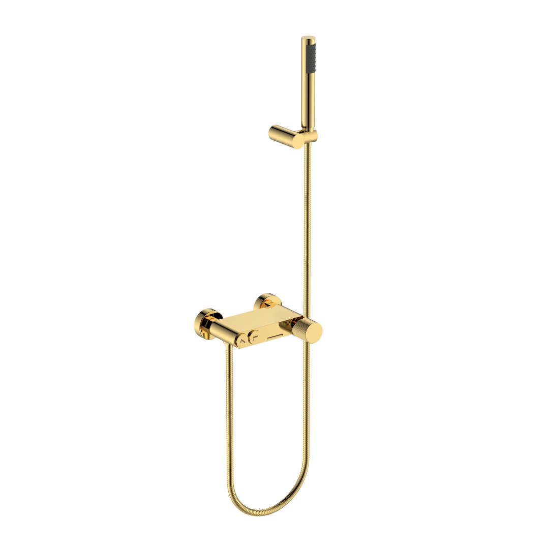 Смеситель Boheme STICK для ванны GOLD SPIRALE 123-GG.4