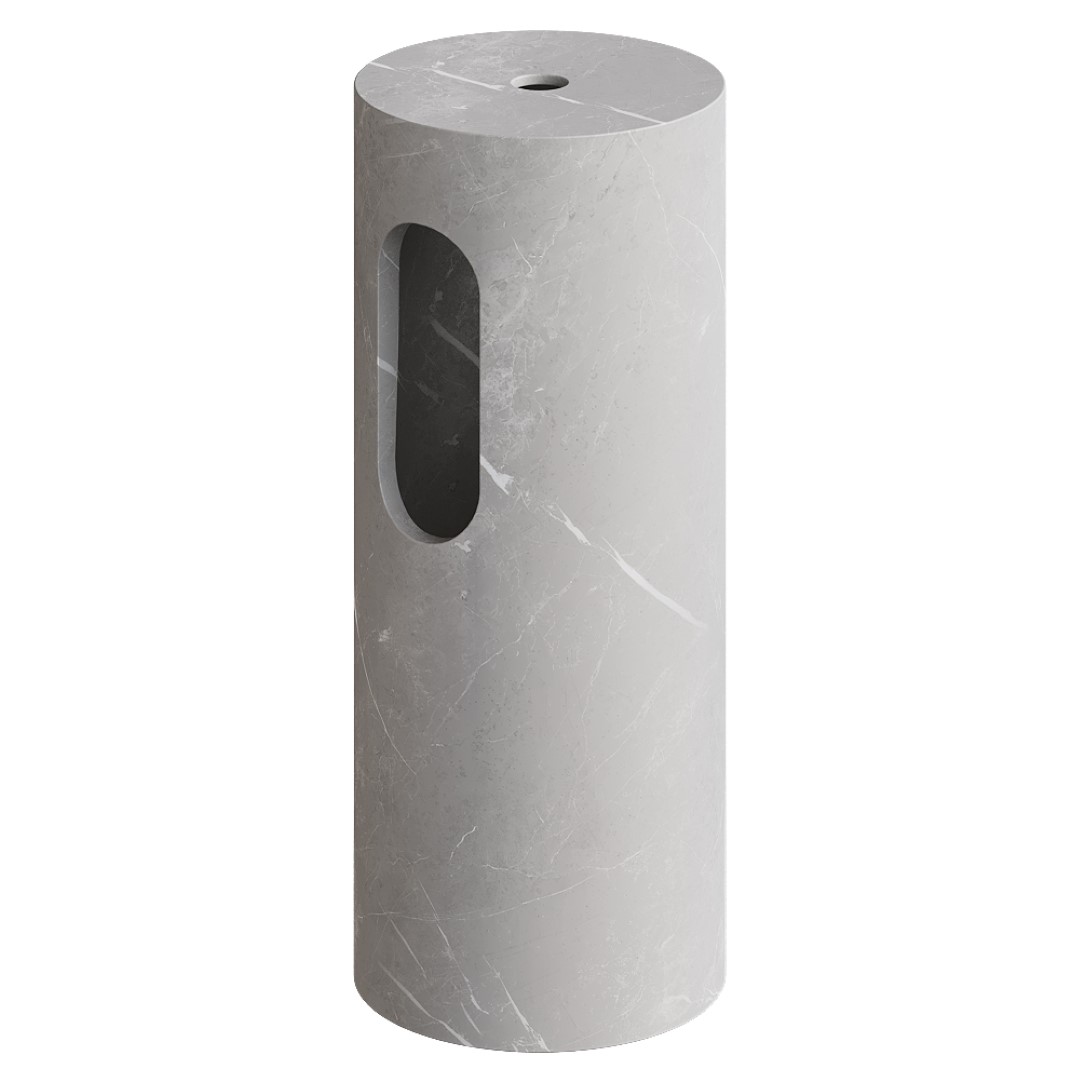 Пьедестал для раковины Armadi Art SOLE Corian 300*720 Grey 801-Base-GR