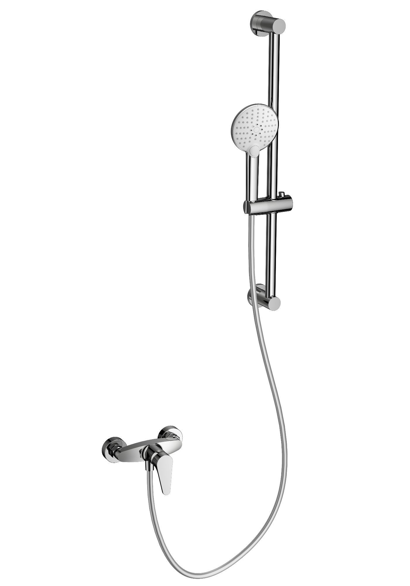 Смеситель для душа с гарнитуром WONZON & WOGHAND, Хром WW-AE3103-CR