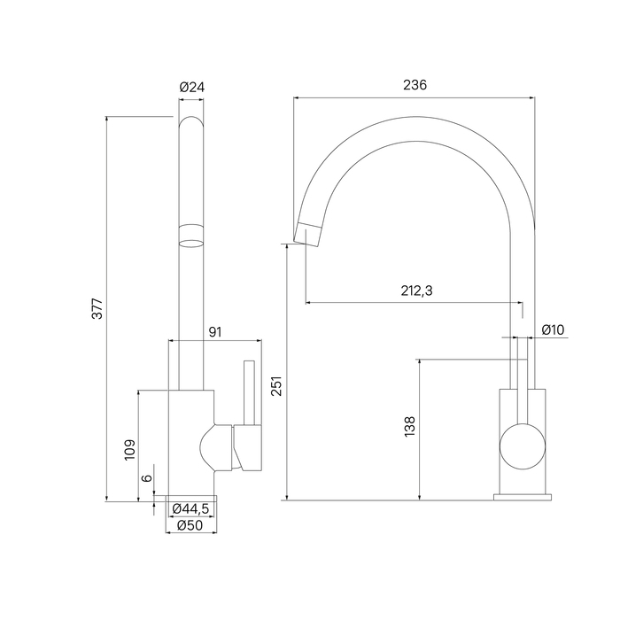 Смеситель для кухни Iddis Kitchen K05STJ0i05