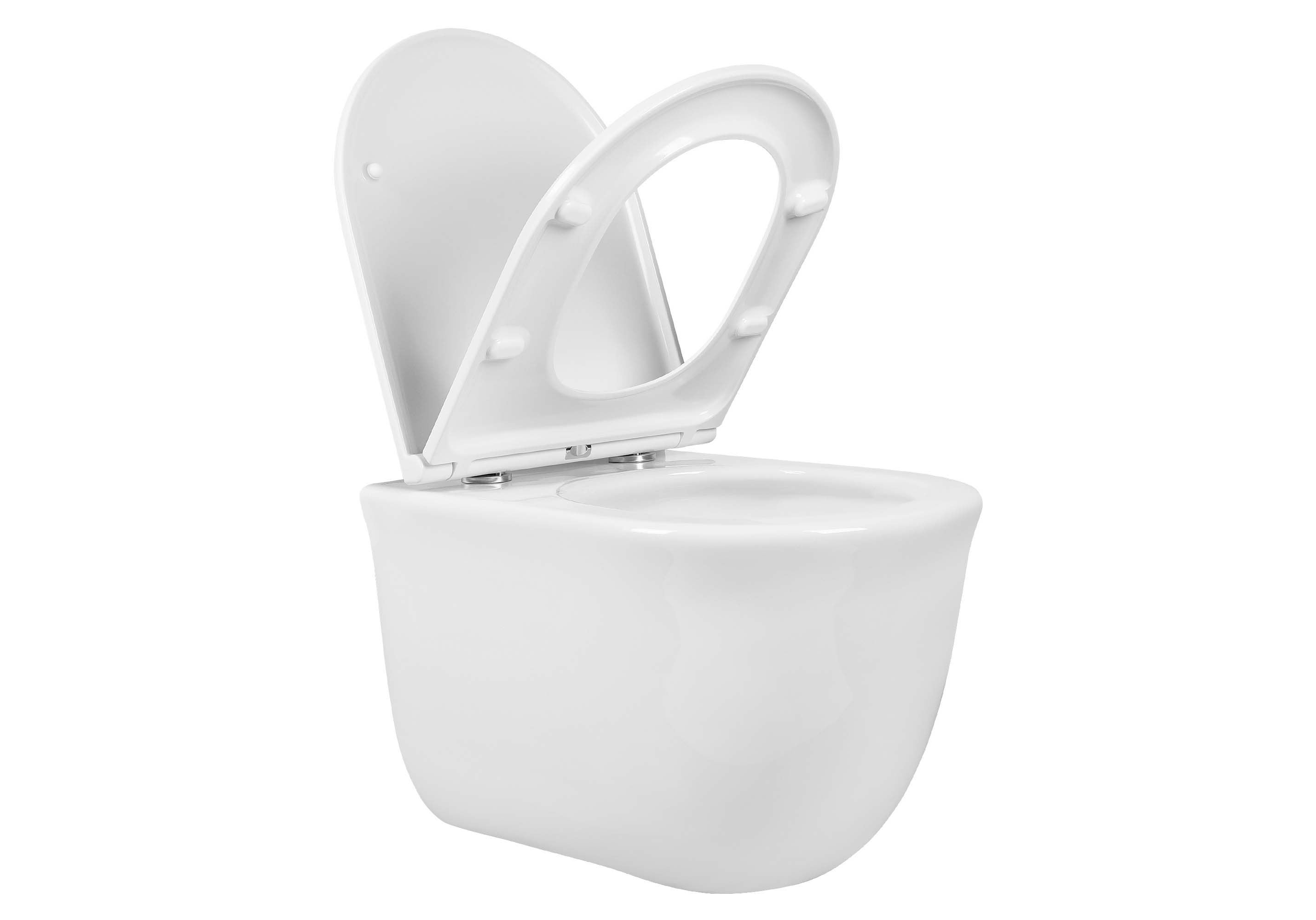 Унитаз подвесной безободковый Aquatek Классик AQ1112T-00 с сиденьем Soft Close