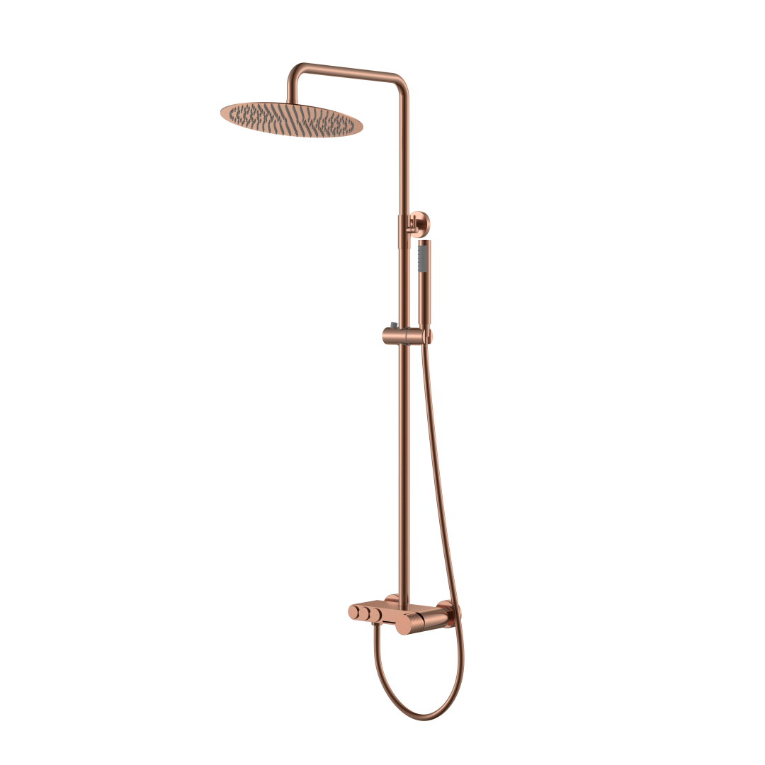 Стойка для душа Boheme STICK COPPER BRUSHED DIAMOND 128-CB