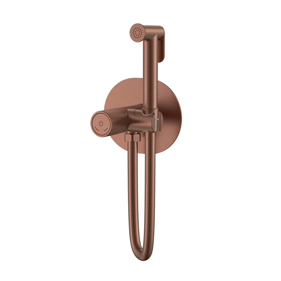Смеситель гигиенический Boheme TECH Brushed Bronze 157-BRB