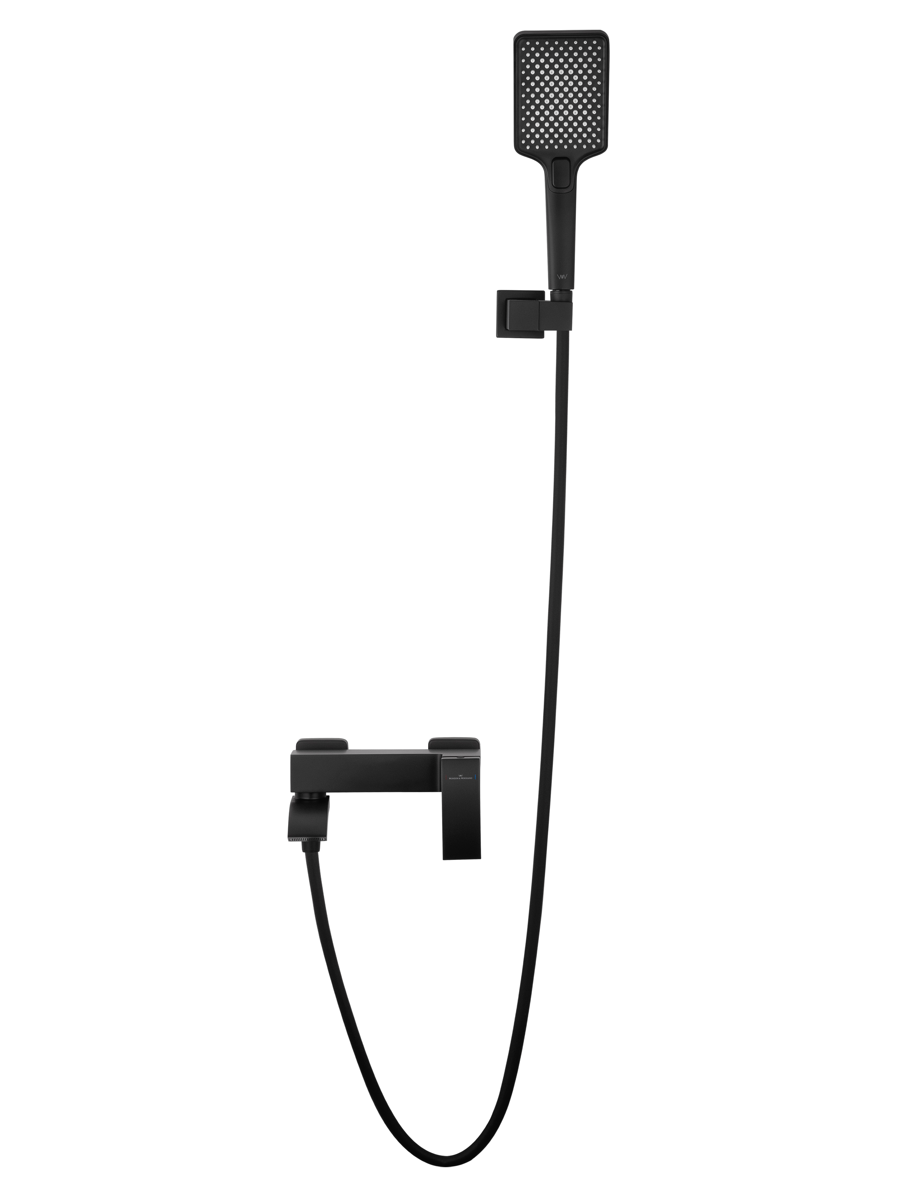 Смеситель для ванны с душем WONZON & WOGHAND FIT, Черный матовый WW-88639009-MB
