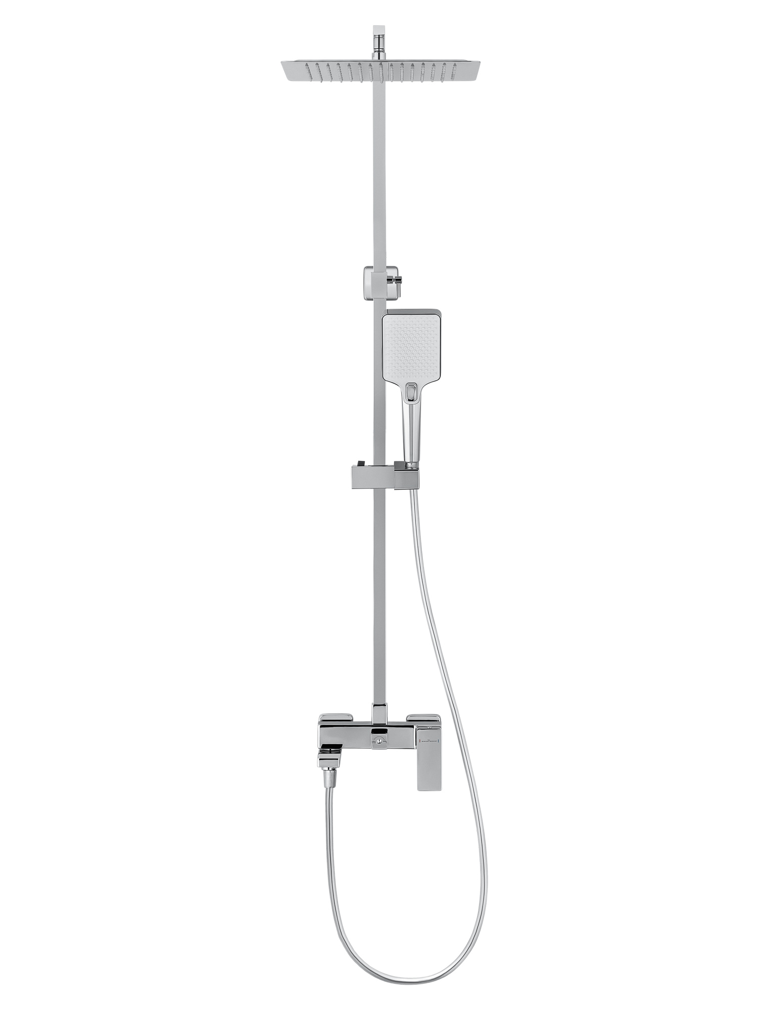 Душевая система WONZON & WOGHAND CUBE 2.0, Хром WW-88047068-CR