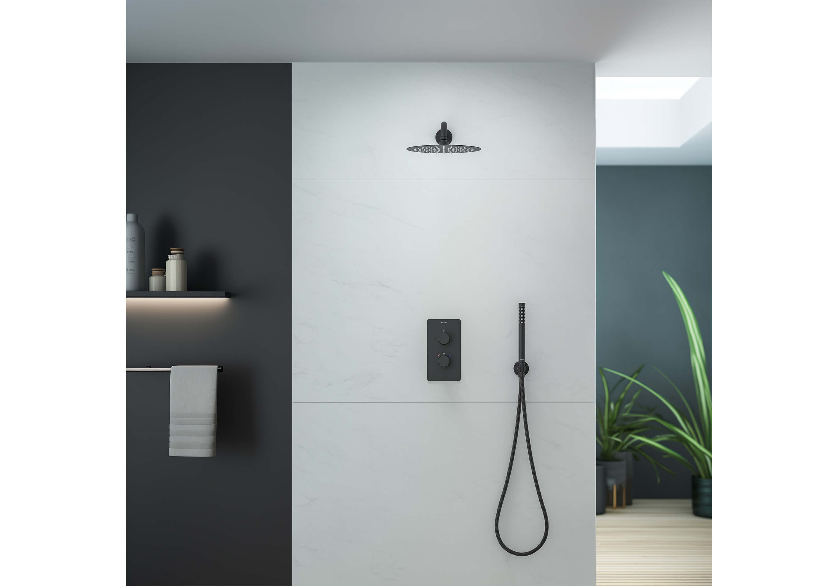 Set 3 в 1 душевой комплект Aquatek Европа AQ1376MB