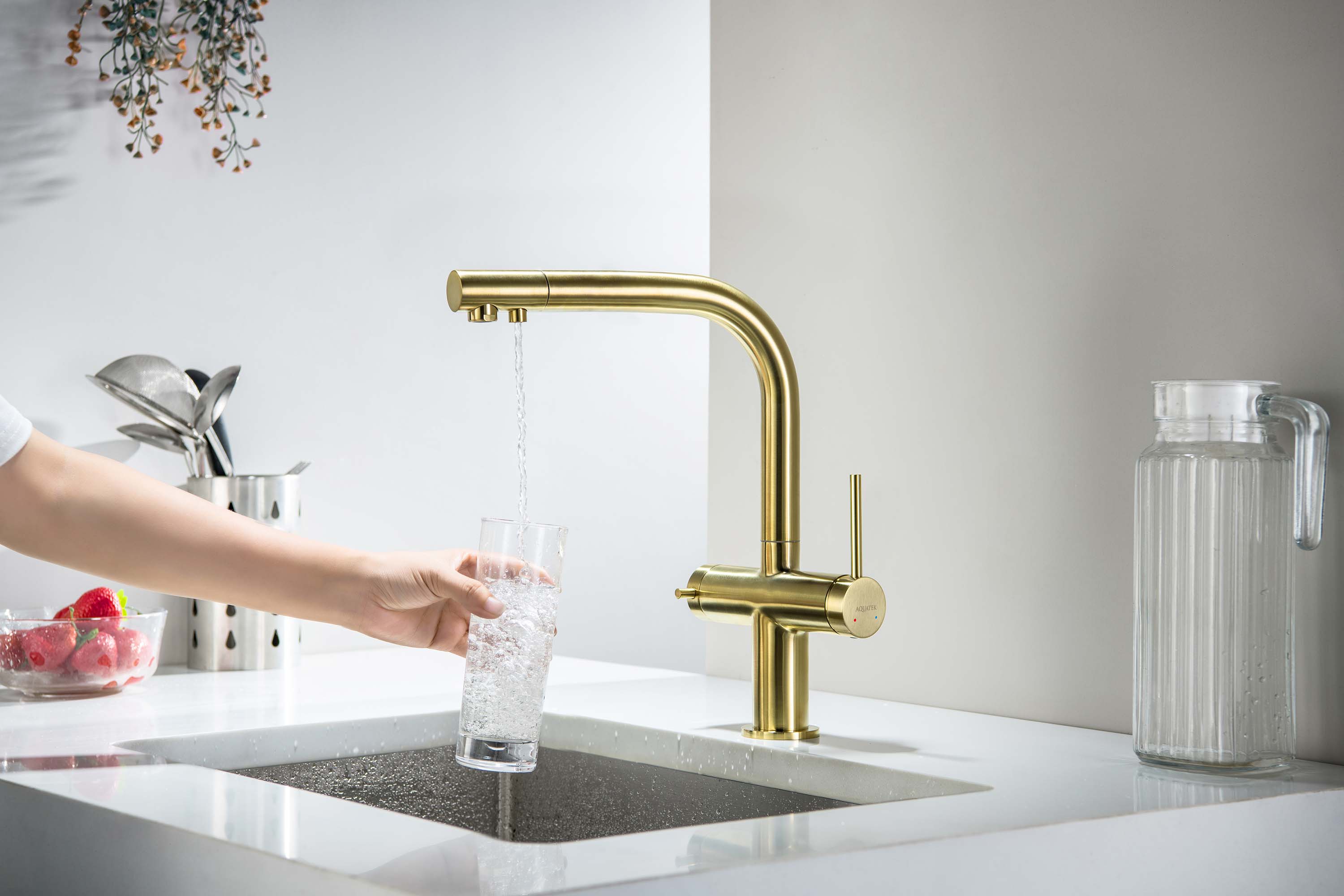 Смеситель Aquatek Европа AQ1385BG для кухни