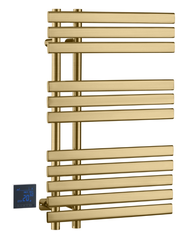 Полотенцесушитель электрический сухой Boheme VENTURO MATT GOLD 723-MG