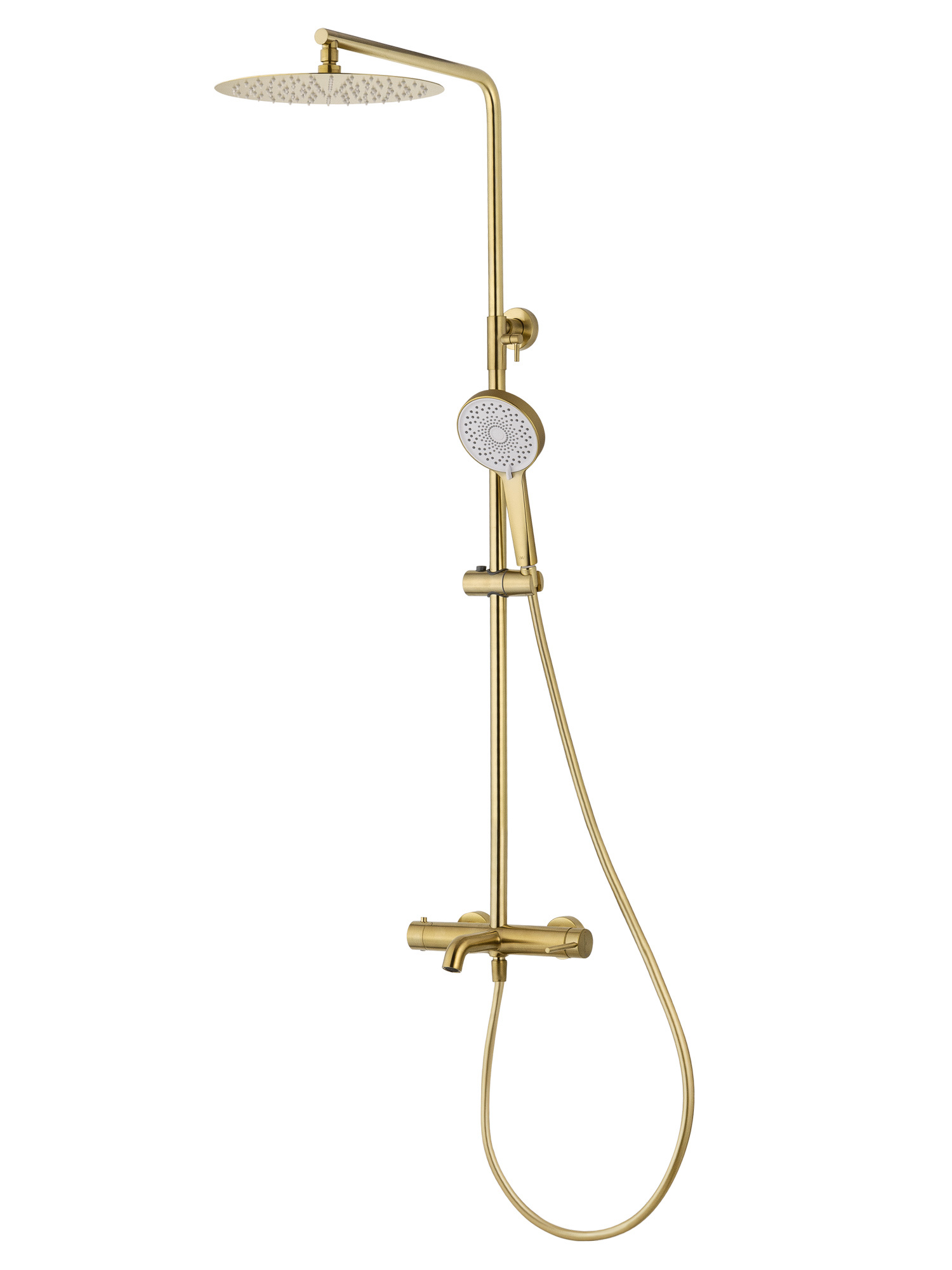Душевая система WONZON & WOGHAND STICK, Брашированное золото WW-88739017-BG