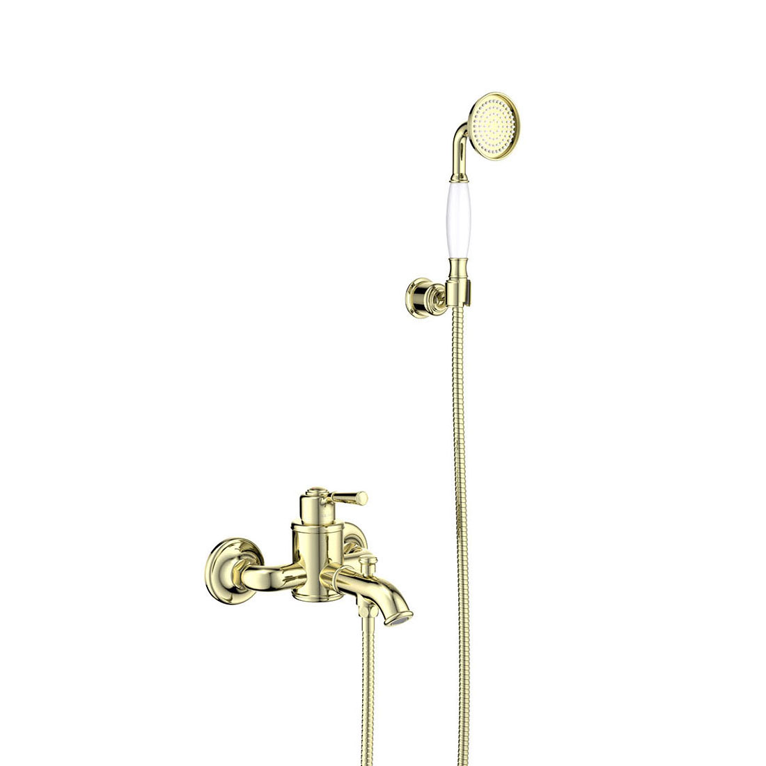 Смеситель для ванны с душевым набором Aquatek Классик AQ1549PG