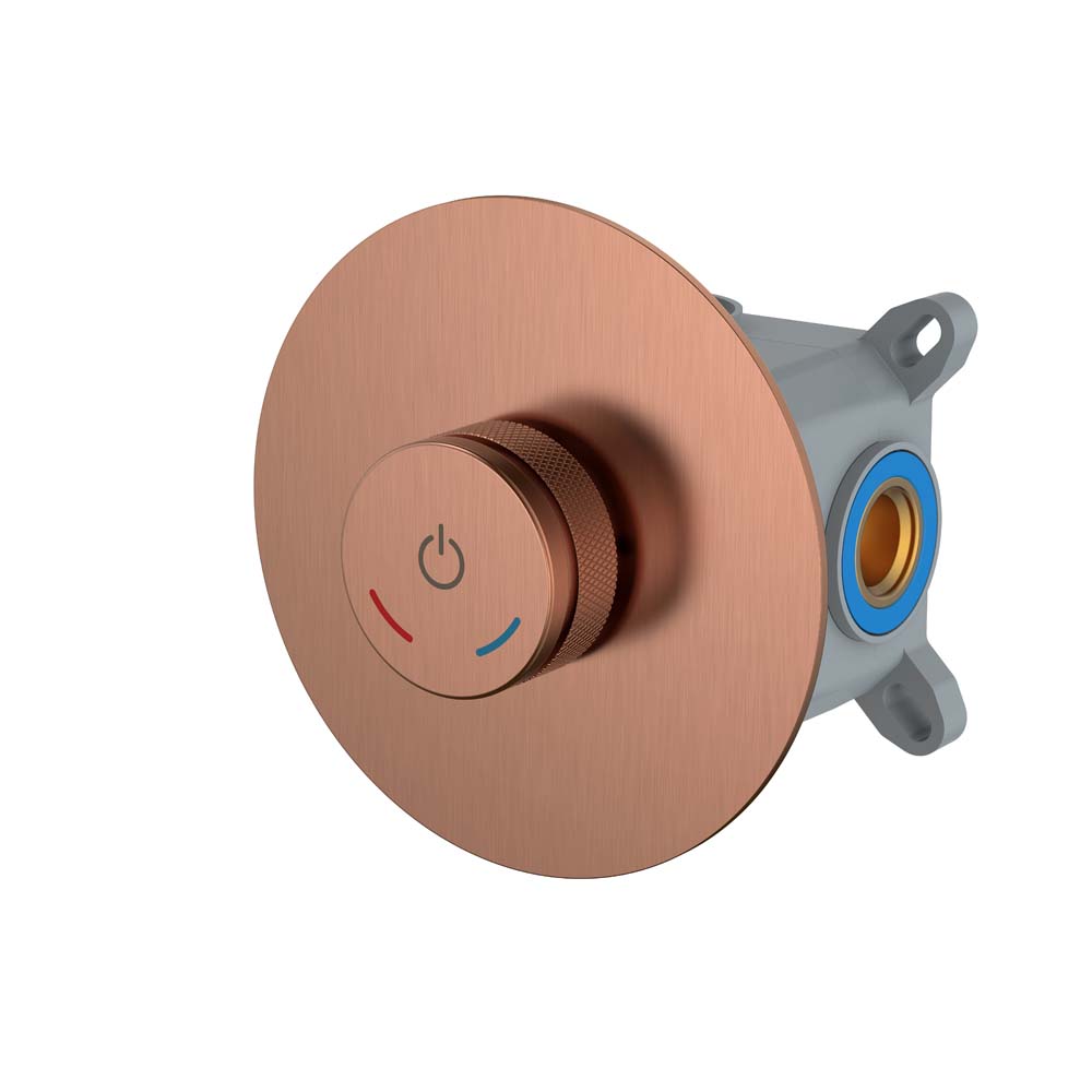 Смеситель автоматический встроенный Boheme TECH Copper Brushed 154-4-CB