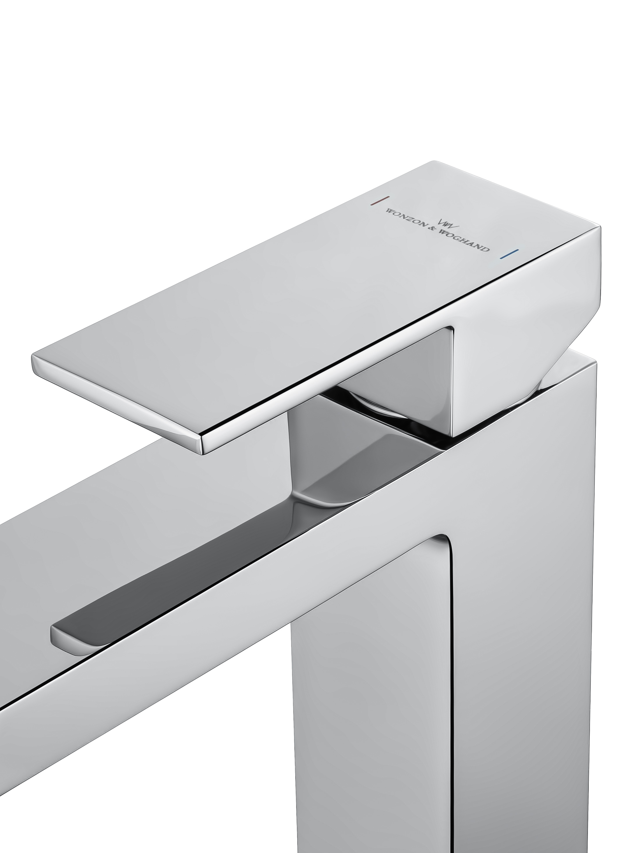 Смеситель для раковины высокий WONZON & WOGHAND CUBE, Хром WW-88239016-CR