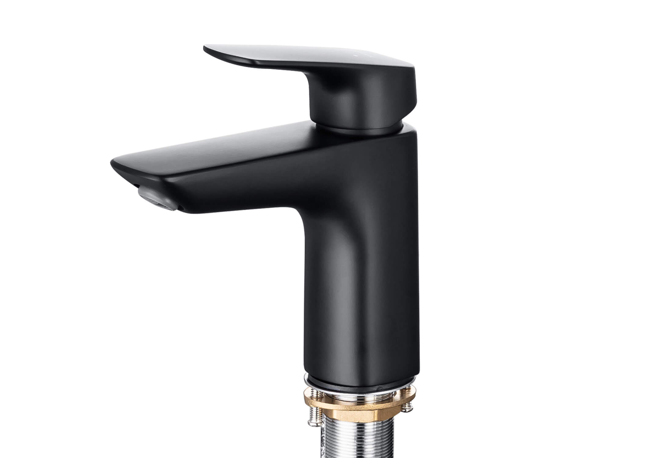 Смеситель Aquatek Вега 97 AQ1012MB для раковины с гигиеническим ручным душем