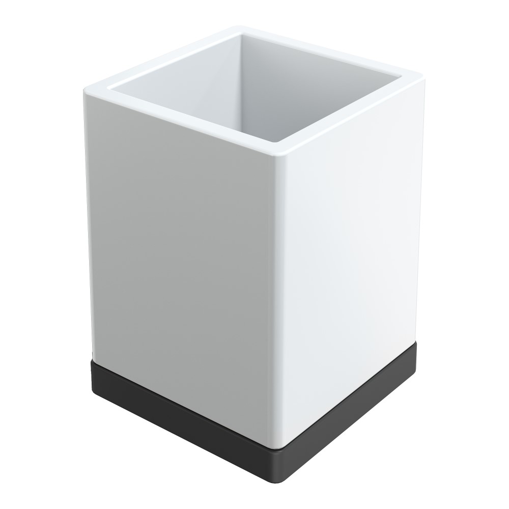 Стакан настольный Boheme Qubic Black 10961-B