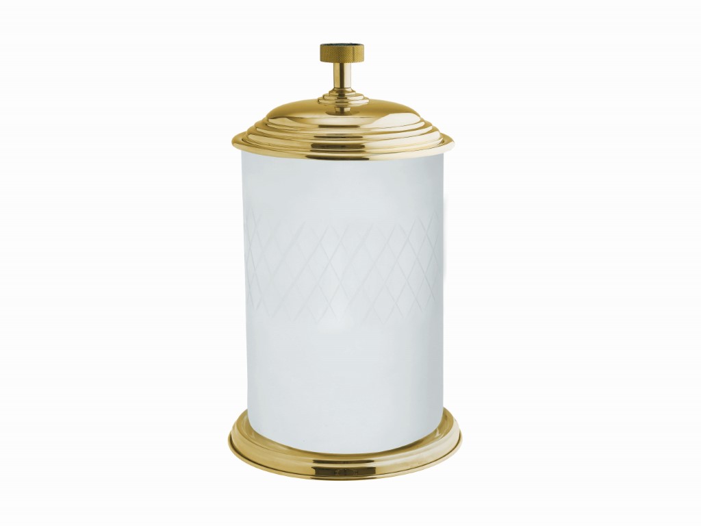 Ведро стекло Boheme ROYALE CRISTAL GOLD BLACK 10934-G-B
