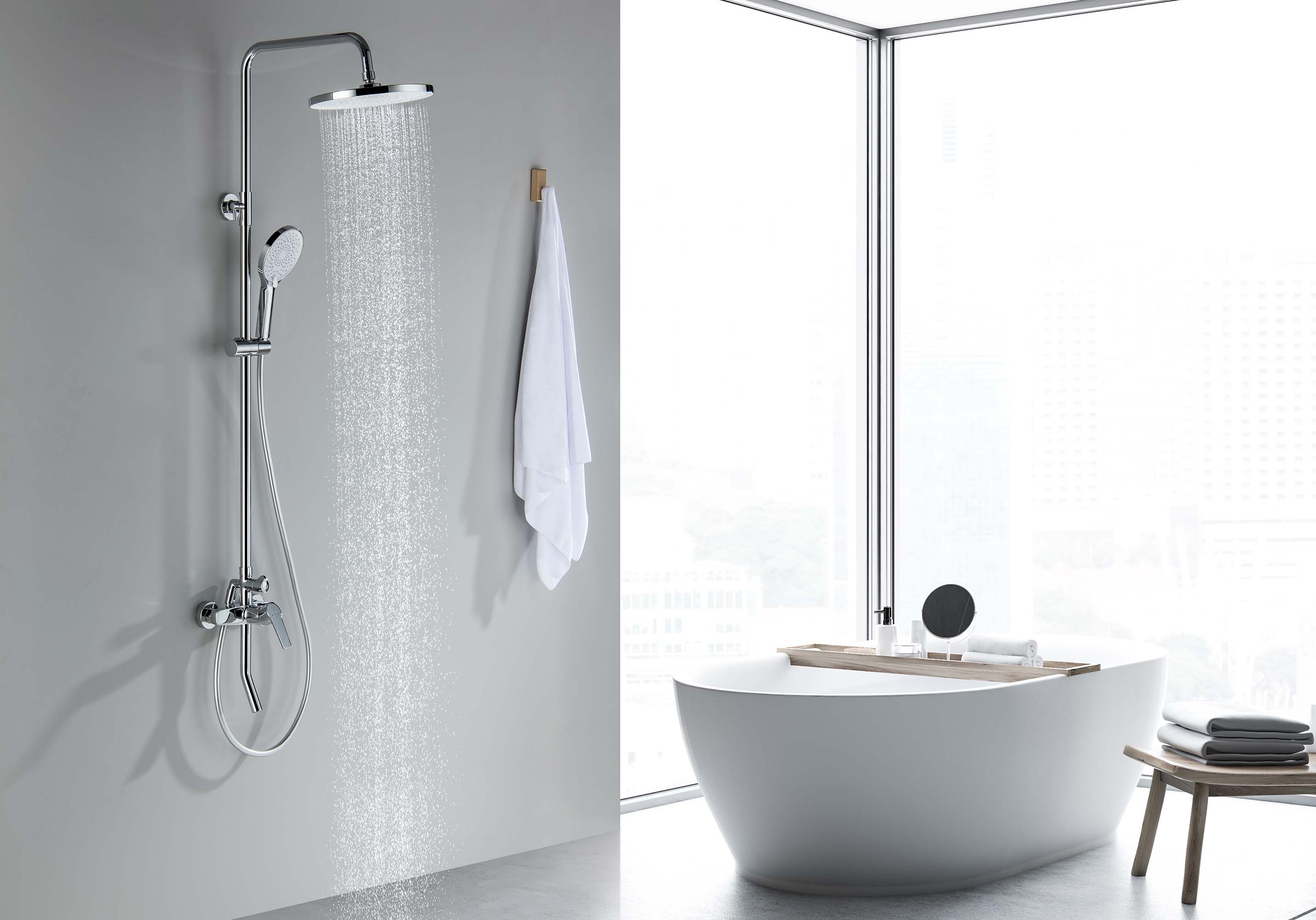 Душевая система Aquatek Лугано AQ2740CR