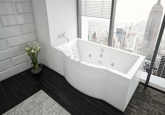 Акриловая ванна Aquatek Гелиос GEL180-0000067 180х90 см с фронтальным экраном