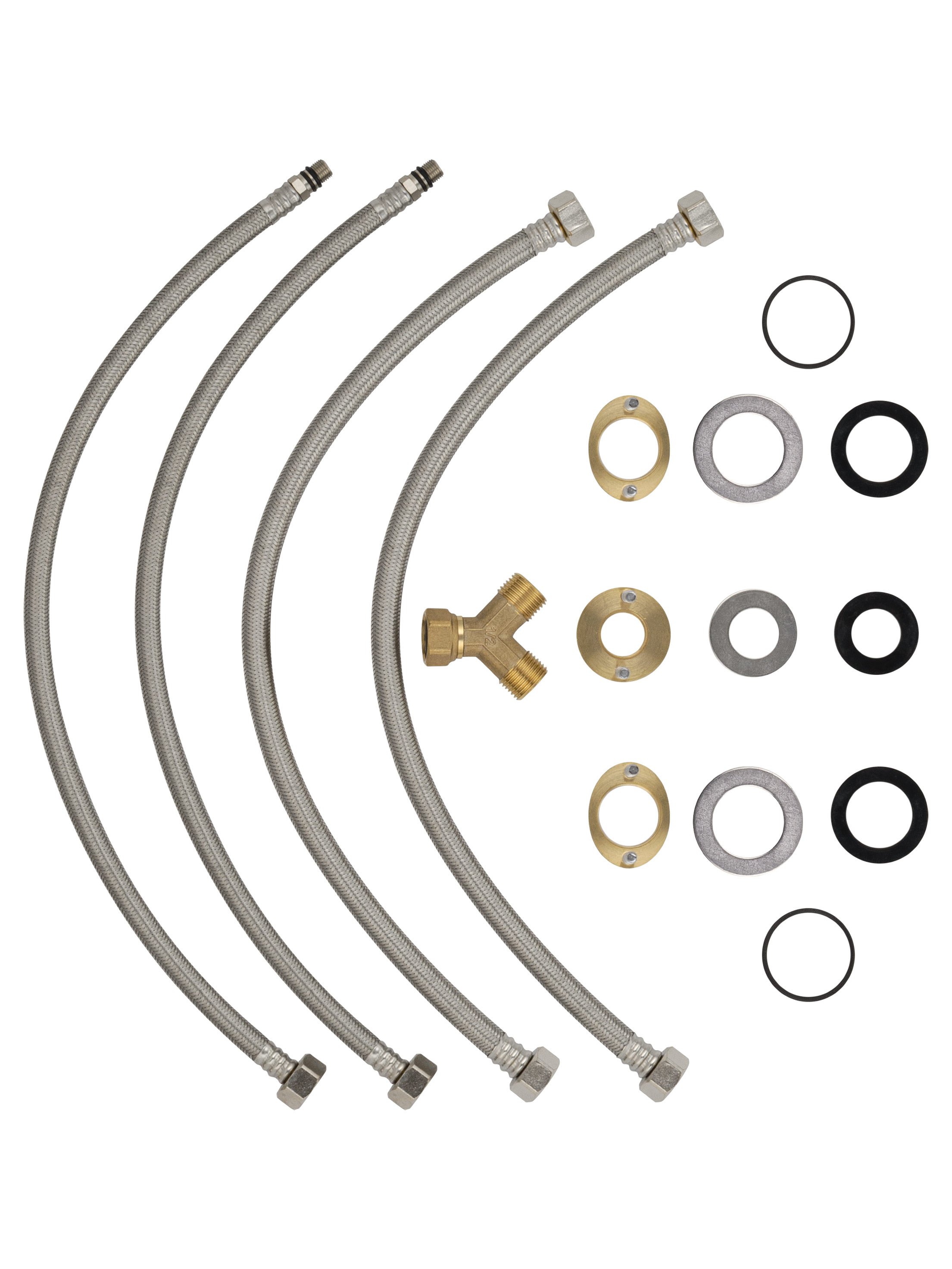 Смеситель для раковины высокий WONZON & WOGHAND LOOP, Черный матовый WW-131-00-508