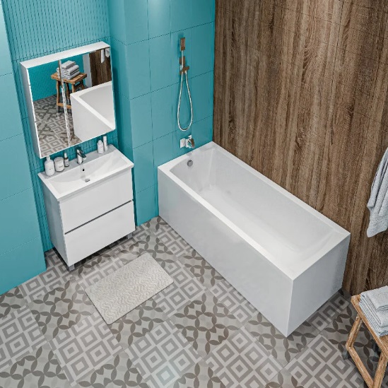 Ванна акриловая 1MarKa Modern 175x70 см Премиум