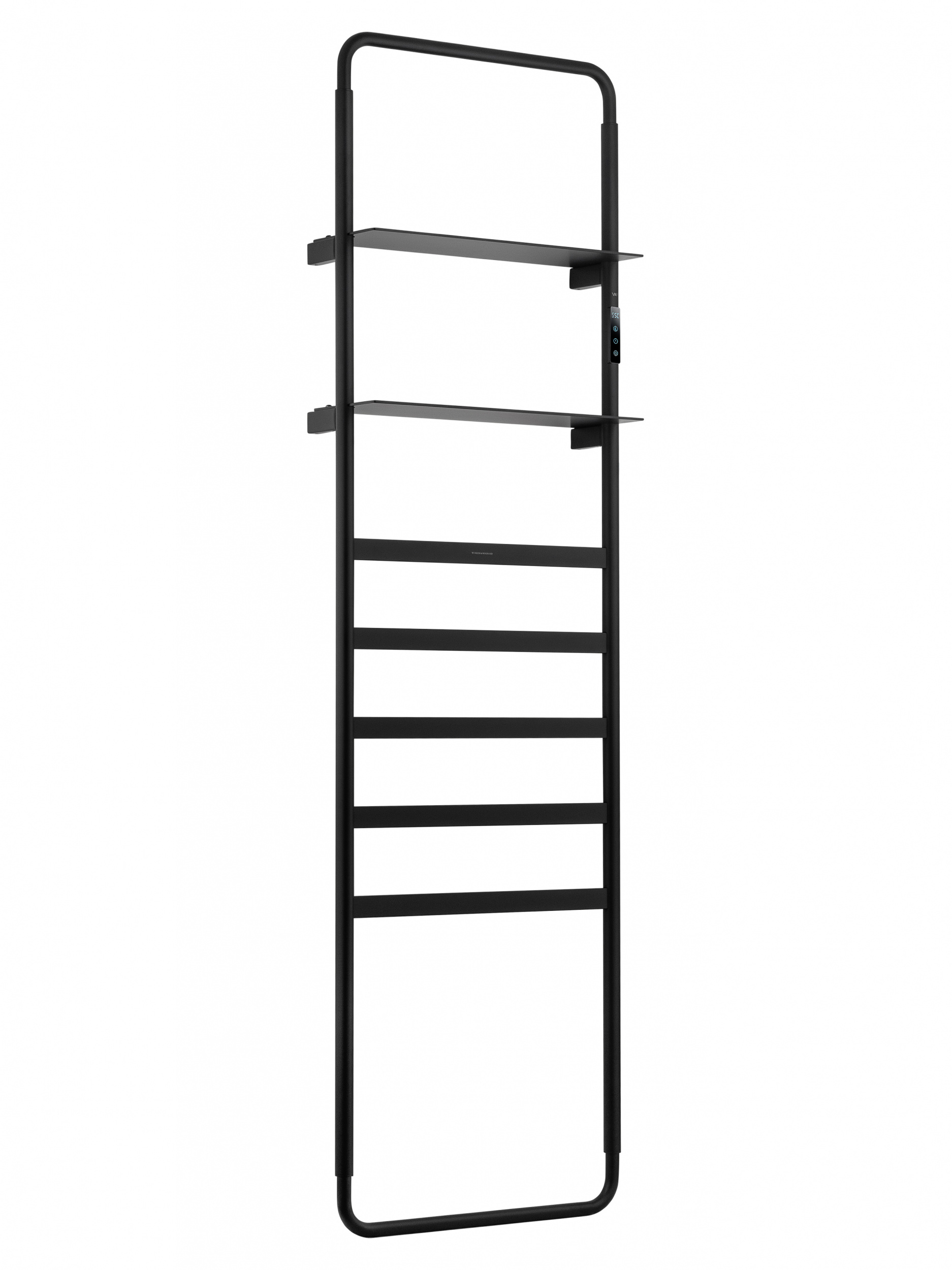 Полотенцесушитель электрический WONZON & WOGHAND DÜSSELDORF, Черный матовый WW-A205-MB