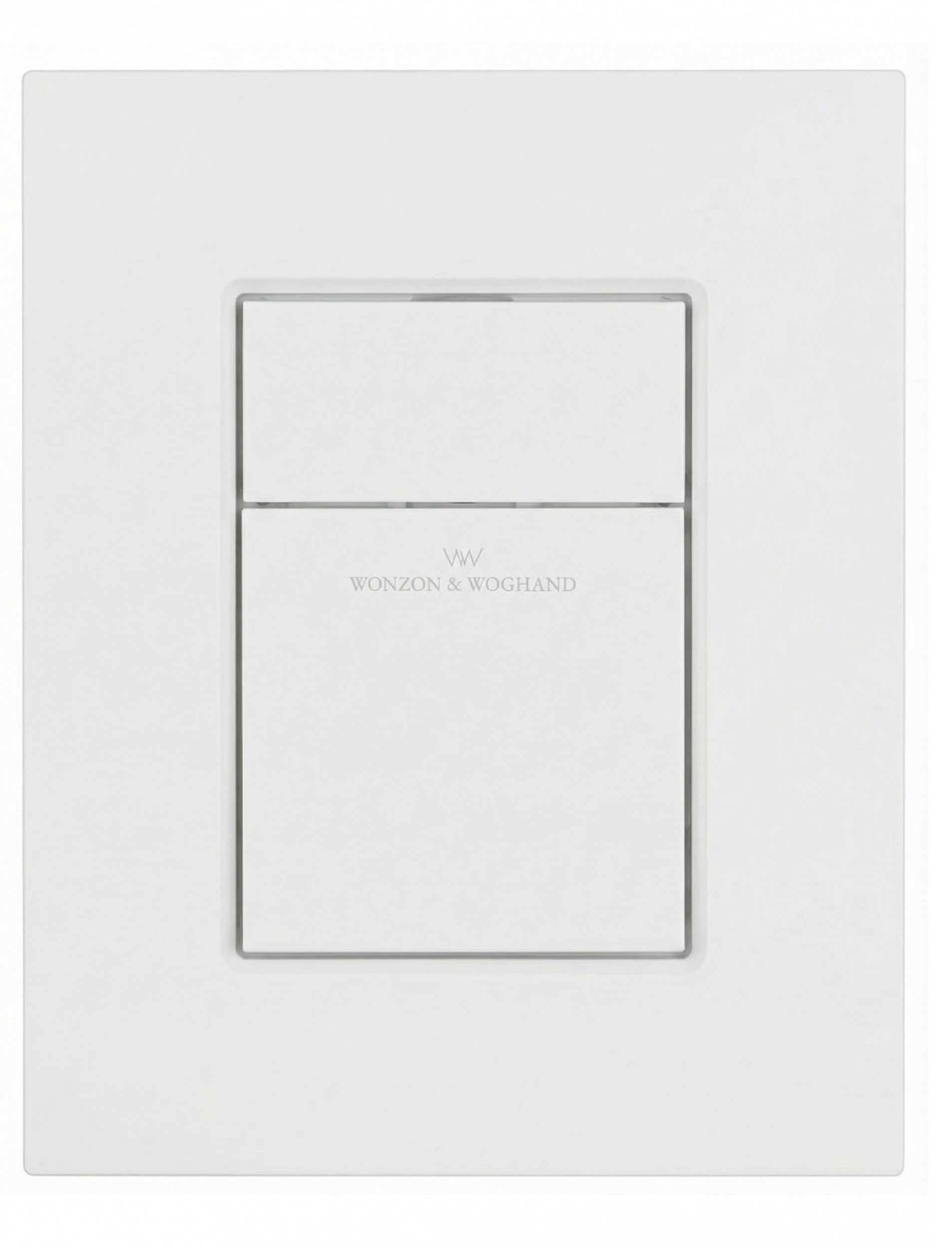 Кнопка смыва для инсталляции пневматическая WONZON & WOGHAND, Белый матовый WW-IB256-MW