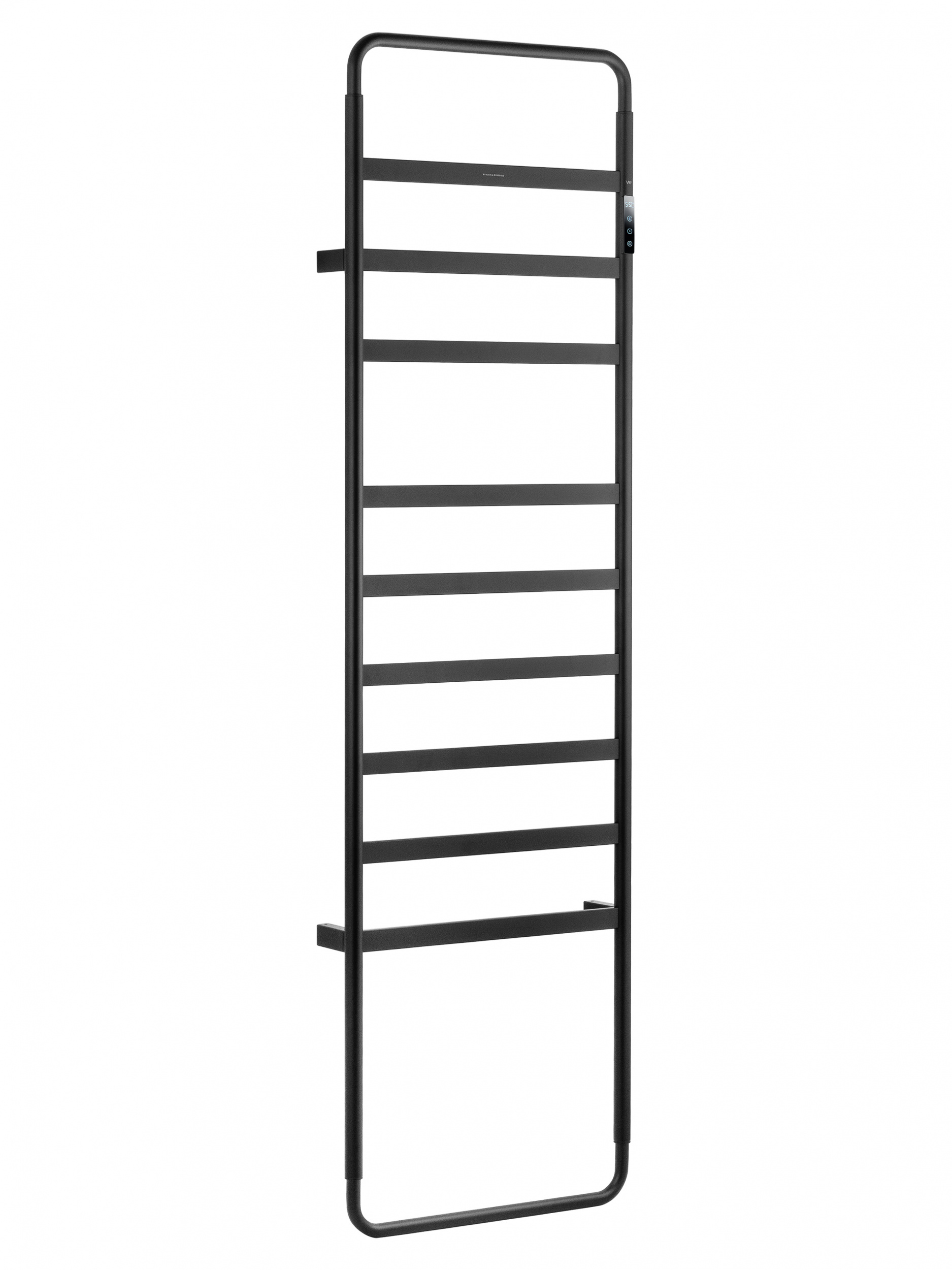 Полотенцесушитель электрический WONZON & WOGHAND DÜSSELDORF, Черный матовый WW-A204-MB