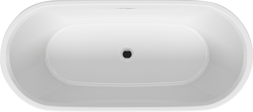 Акриловая ванна RIHO Inspire 160x75 Velvet White