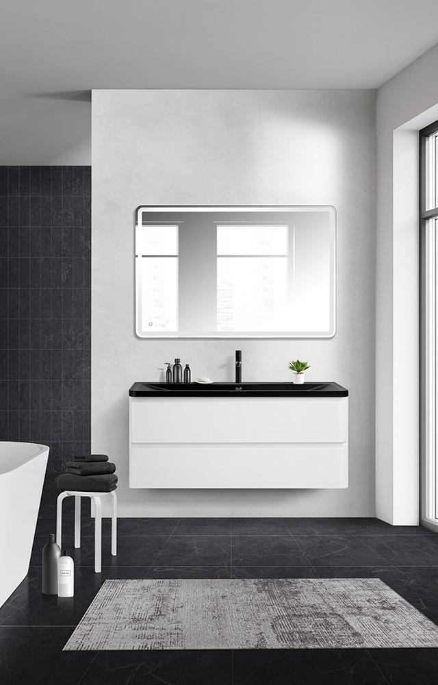 Тумба под раковину BelBagno Albano 120 см, Bianco Lucido