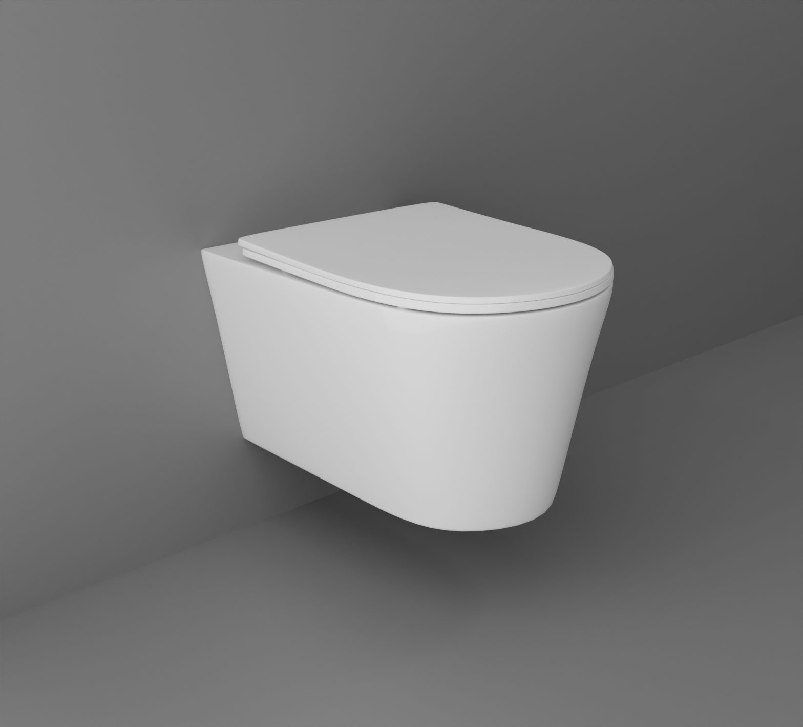 Унитаз подвесной безободковый Aquatek Вега AQ1905-00 с сиденьем Soft Close