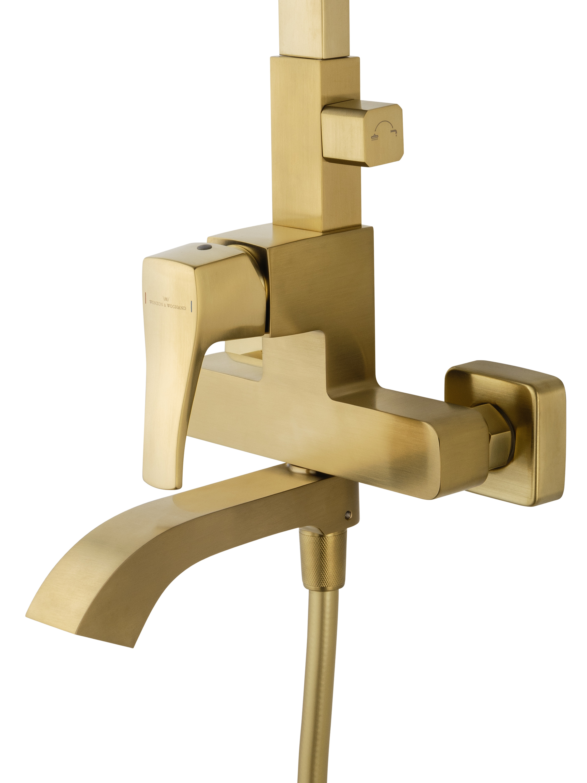 Душевая система WONZON & WOGHAND FLEX, Брашированное золото WW-88047072-BG