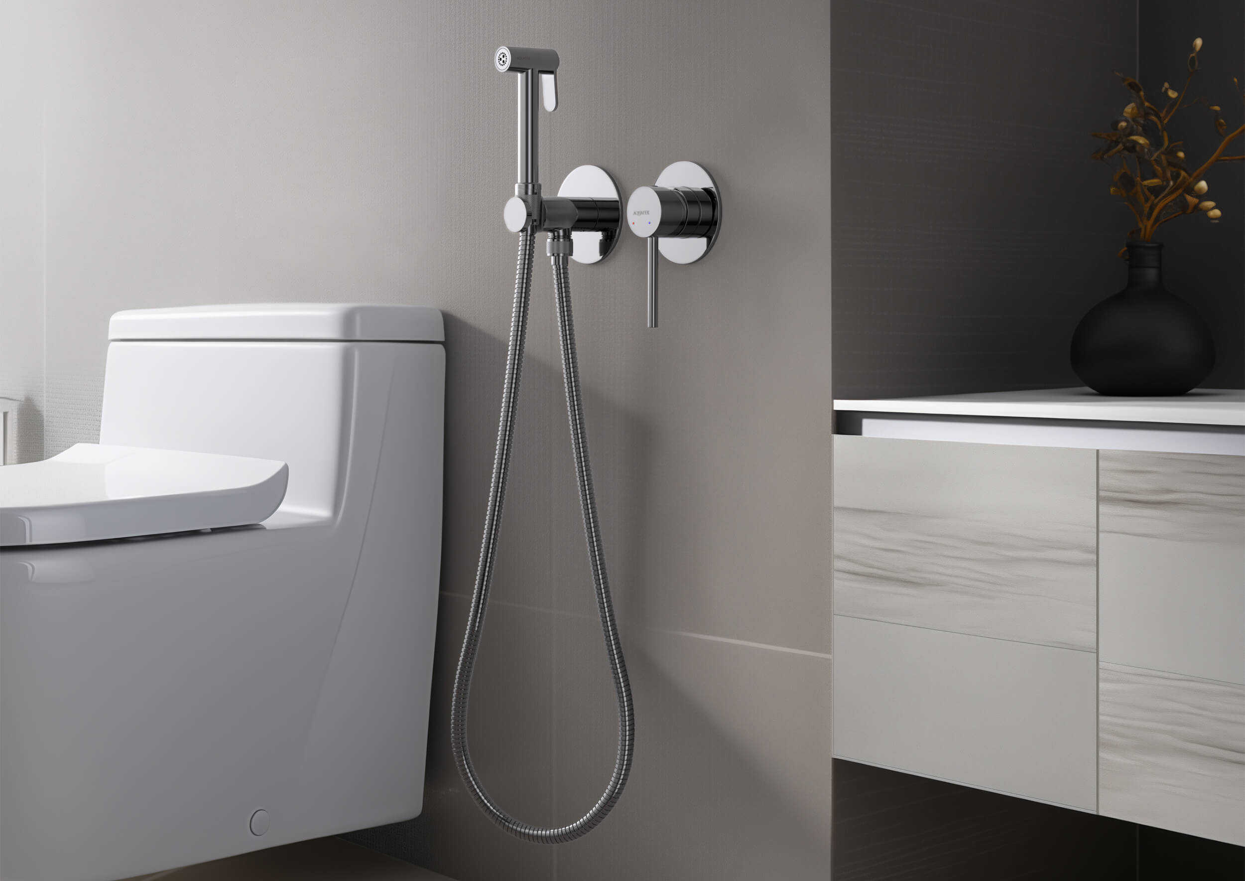 Гигиенический душ со смесителем Aquatek Европа AQ1319CR