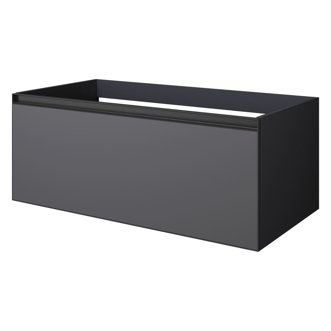 Armadi Art QUATRO 1 100CM тумба ANTHRACITE цвет профиль ANTHRACITE 790-M1-100-A-A