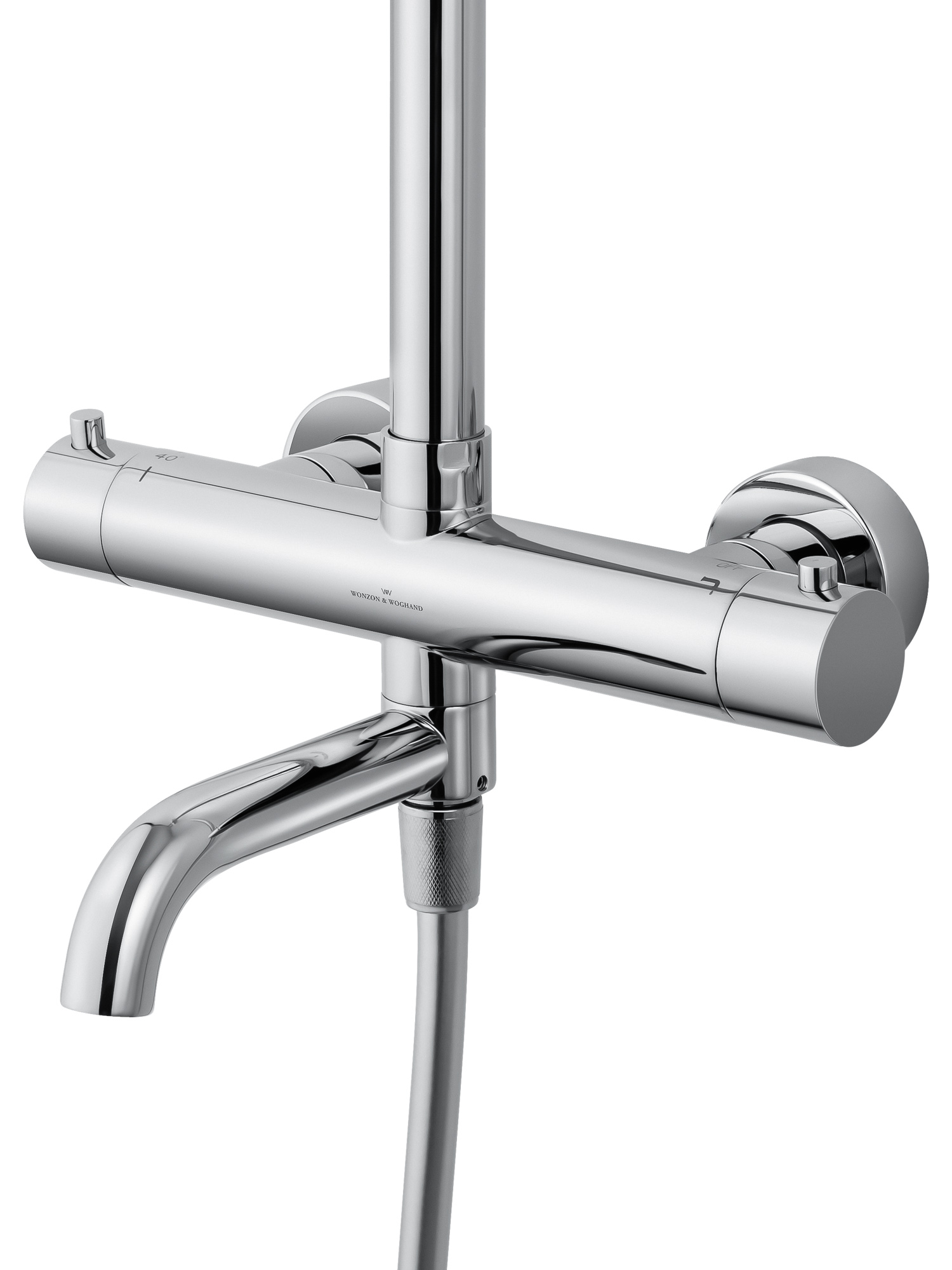 Душевая система с термостатом WONZON & WOGHAND STICK, Хром WW-88739903-CR