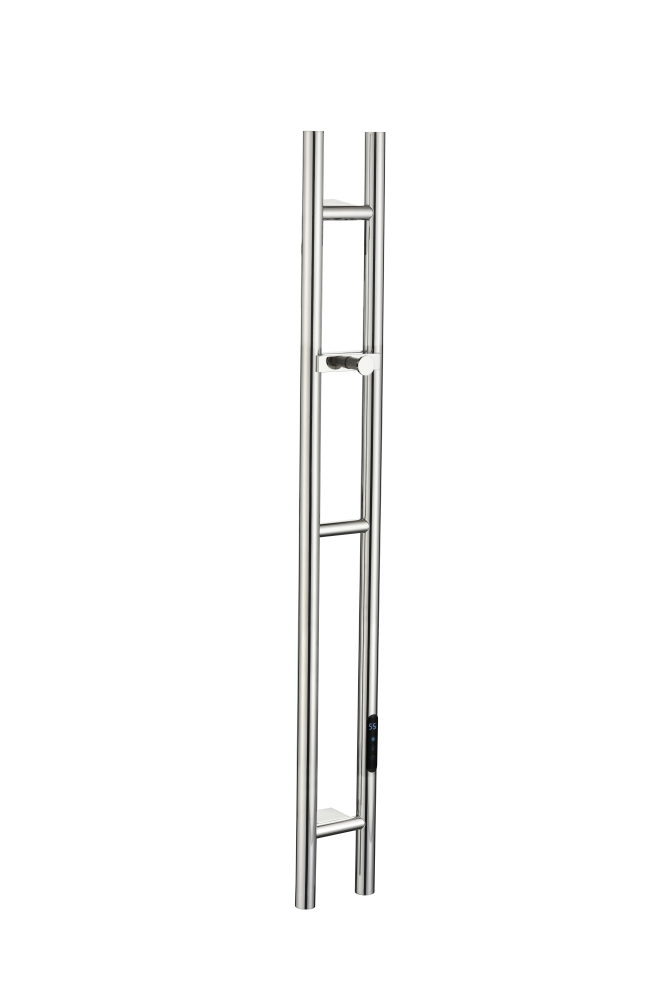 Полотенцесушитель электрический 2-трубы круглый Boheme CHROME 729-CR