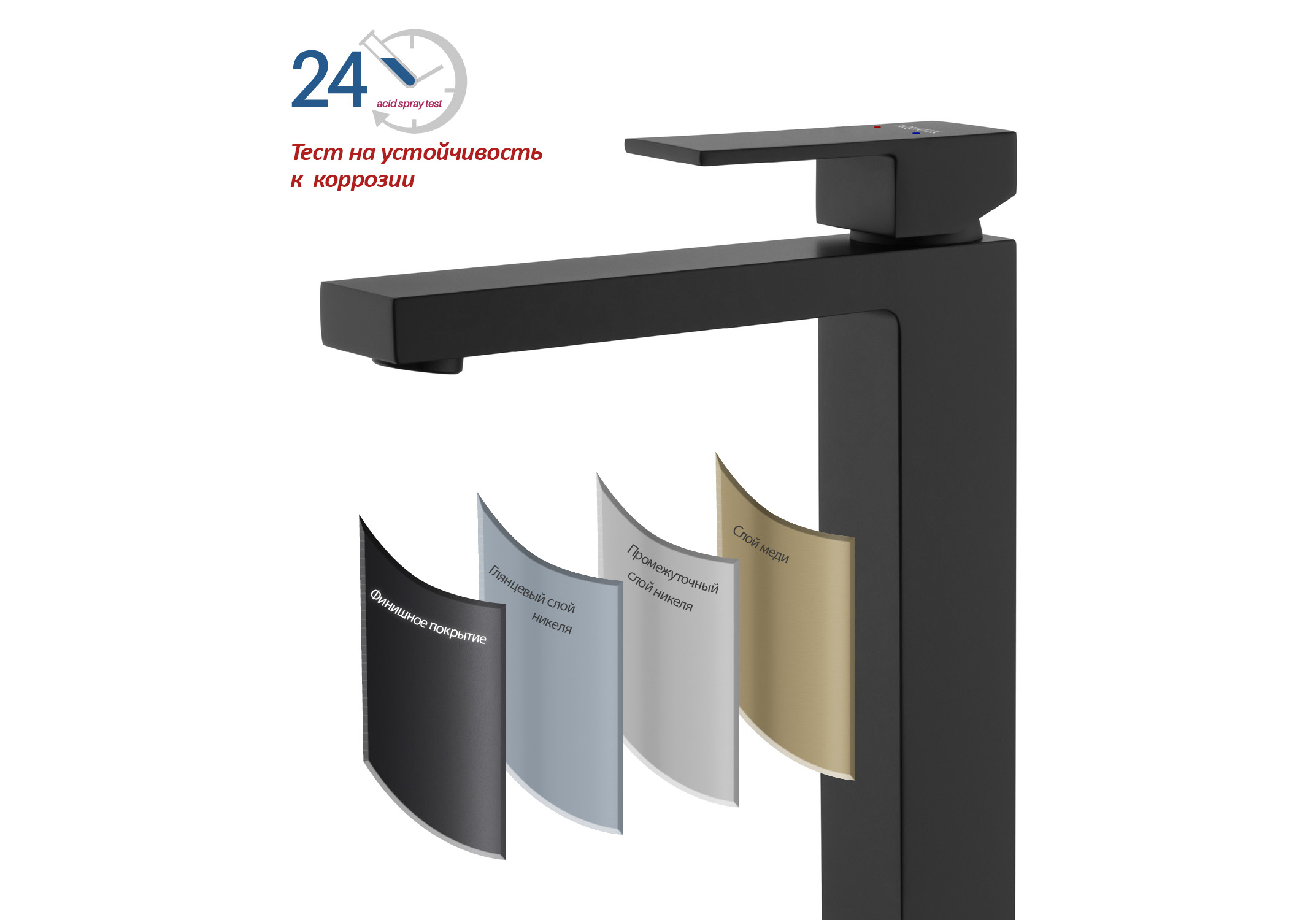 Смеситель Aquatek Либра AQ1604MB для раковины