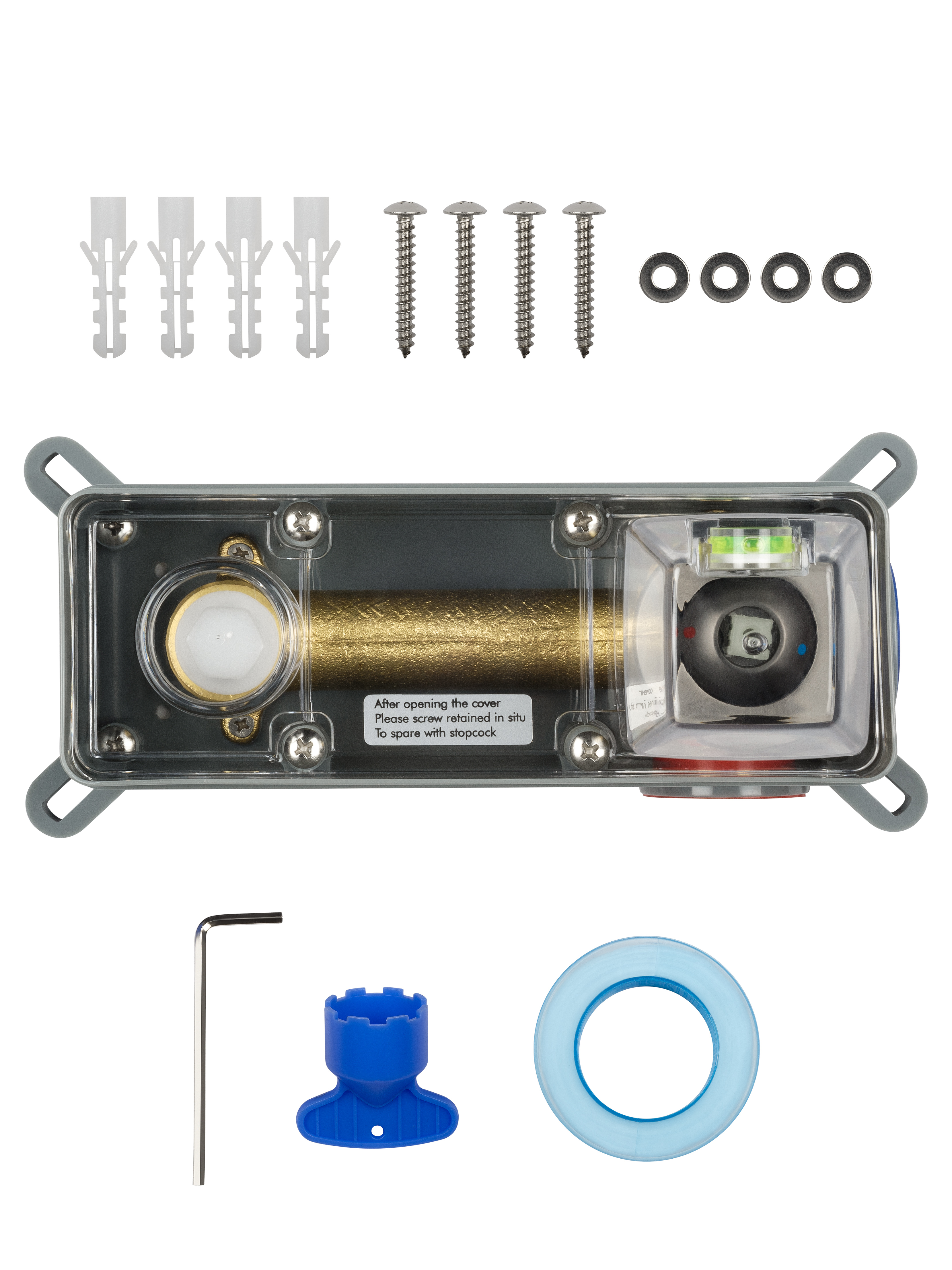 Смеситель для раковины встраиваемый WONZON & WOGHAND STICK, Хром WW-88869017-CR