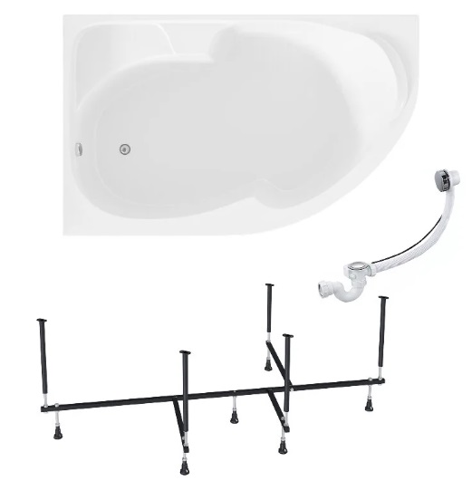 Ванна акриловая 1MarKa Diana 170x90 см L Стандарт 2+