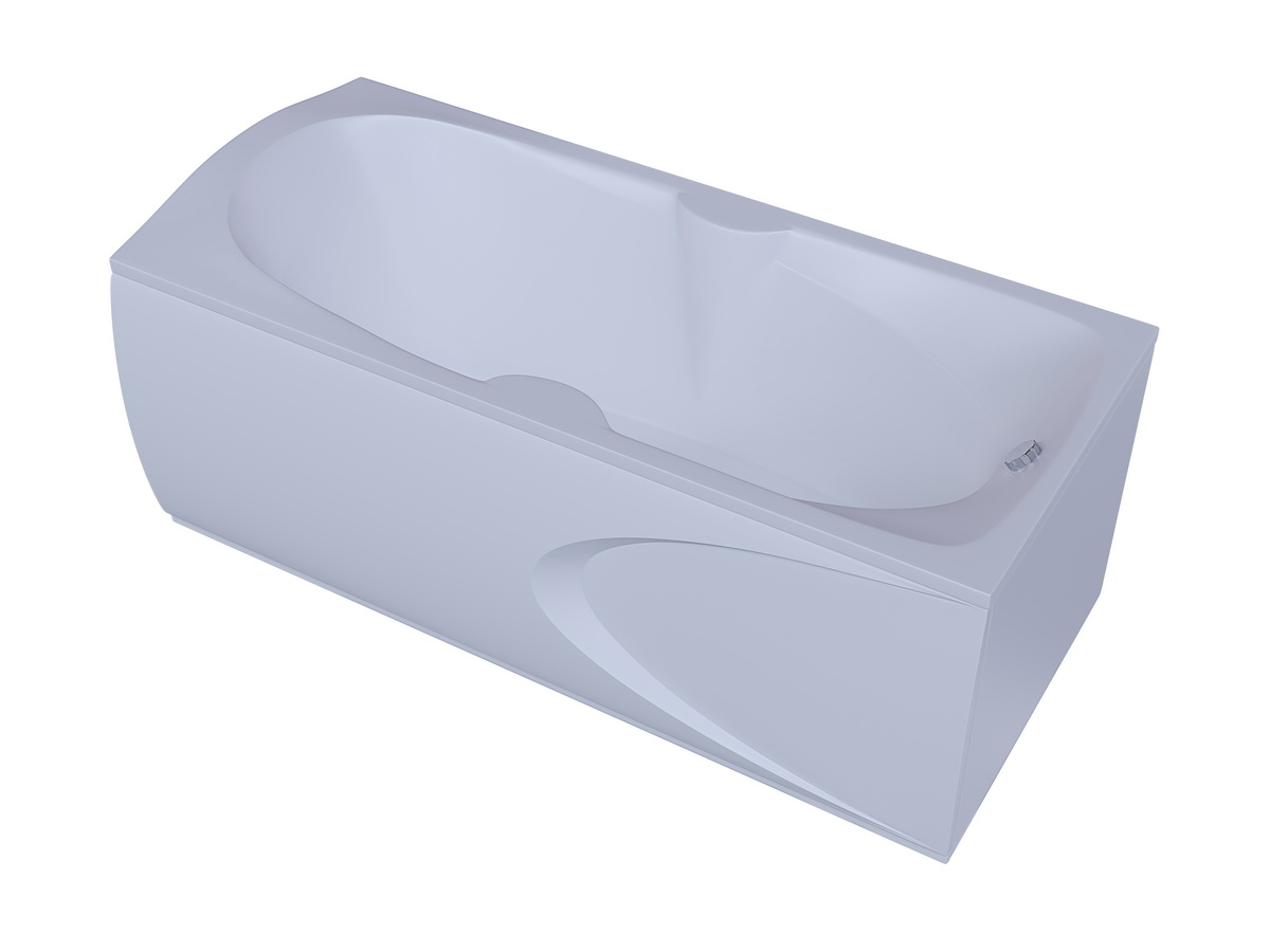Акриловая ванна Aquatek Европа 180х80 EVR180-0000055 с фронтальным экраном (слив справа, вклеенный каркас)