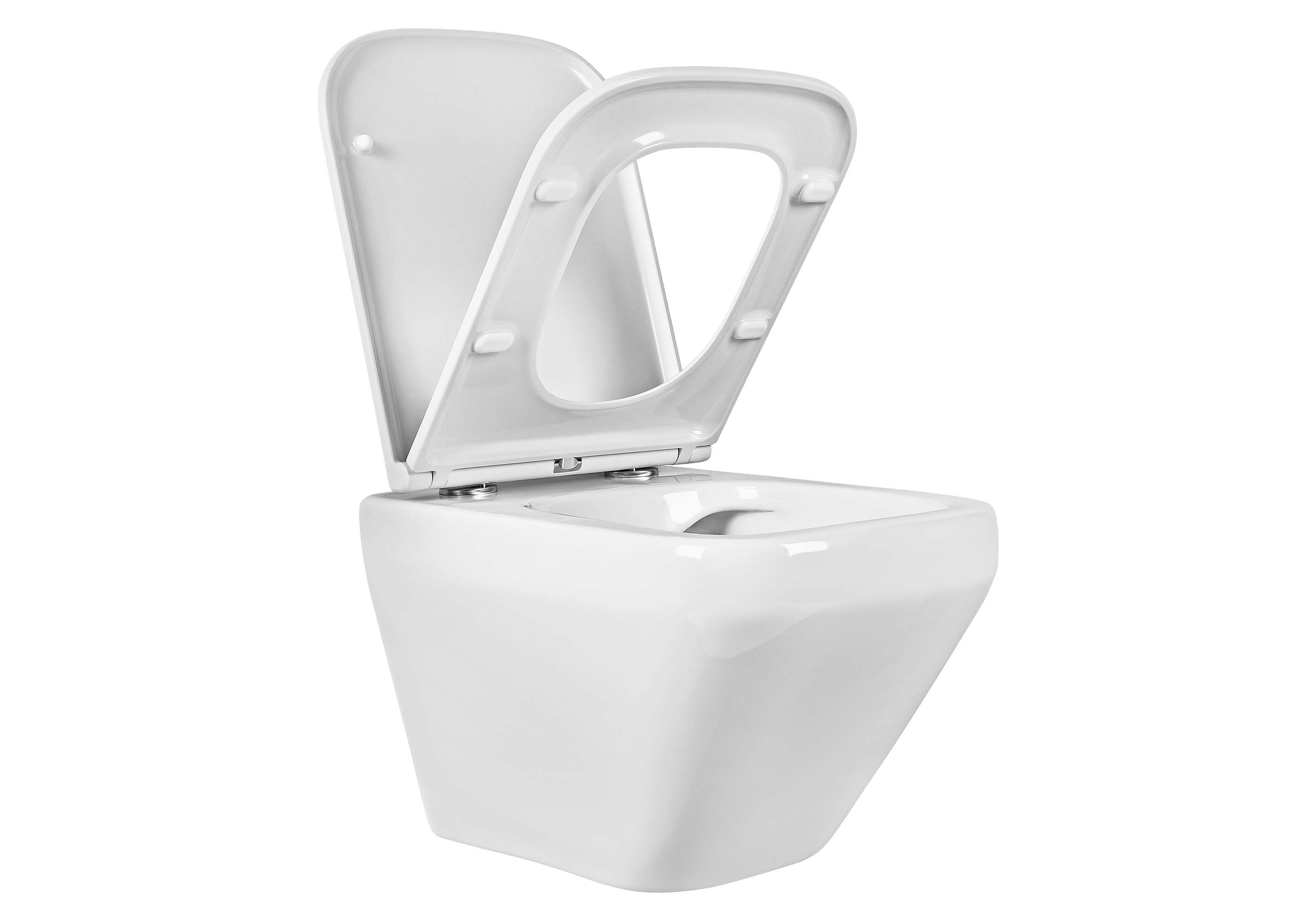 Унитаз подвесной безободковый Aquatek Лира AQ1155-00 с сиденьем Soft Close