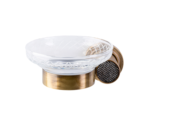 Мыльница настенная Boheme ROYALE CRISTAL BR 10923-BR