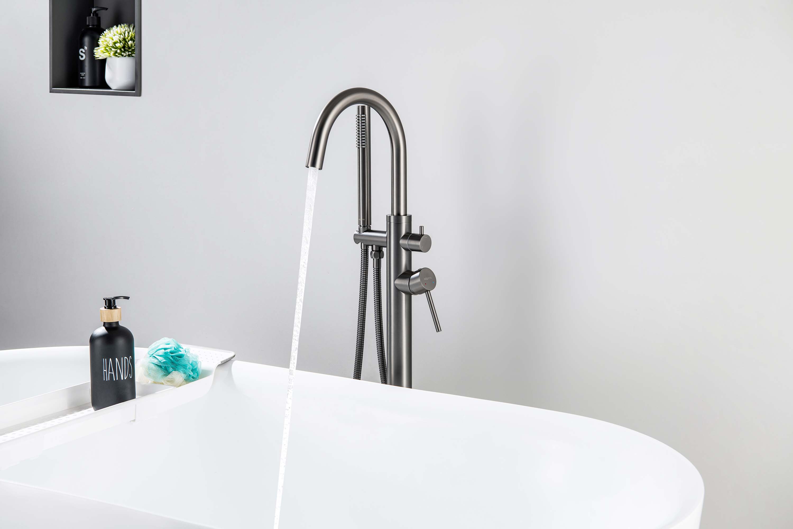 Смеситель Aquatek Европа AQ1345BGM для ванны напольный