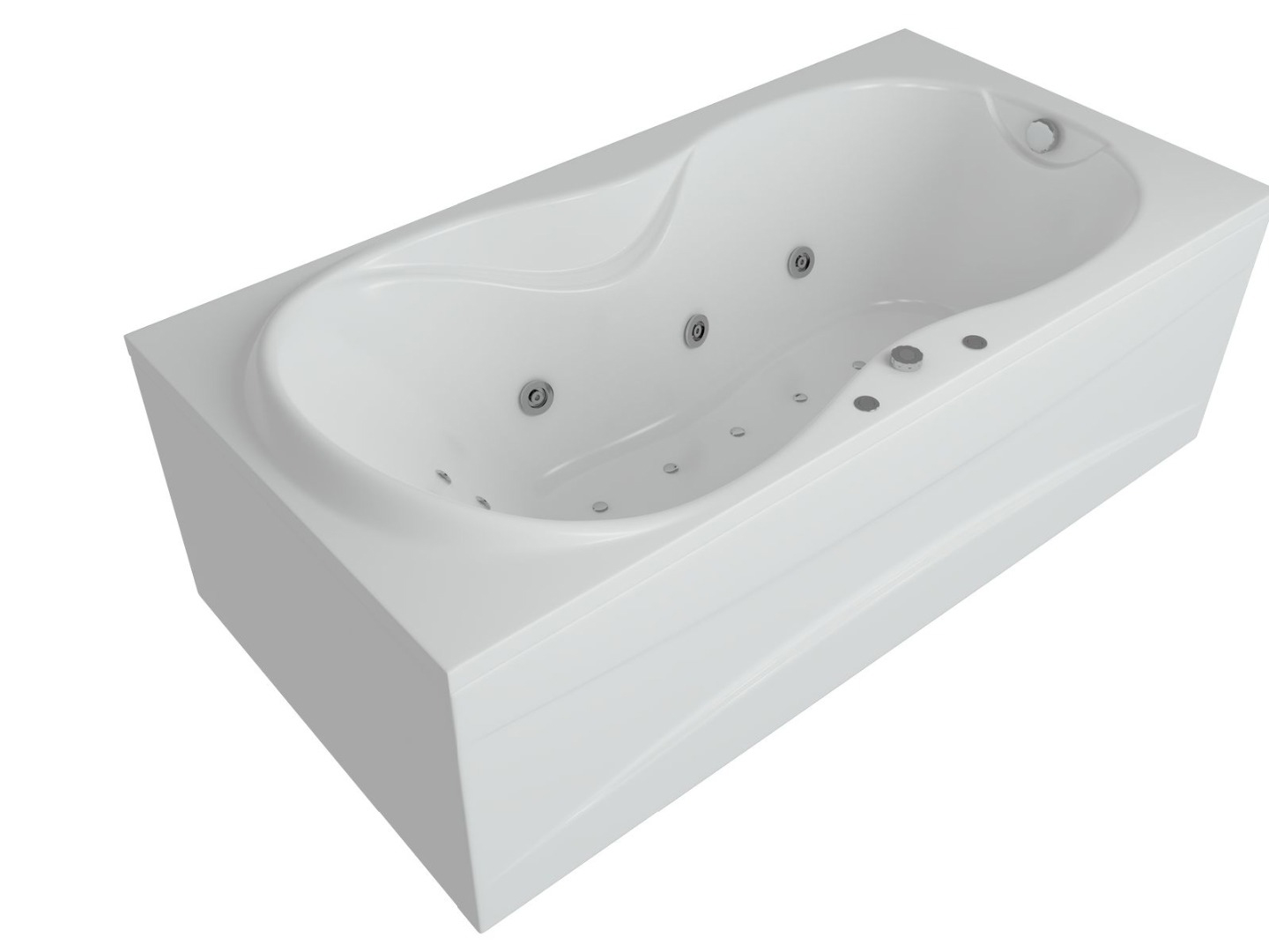 Акриловая ванна Aquatek Мартиника MAR180-0000020 180х90 см, с фронтальным экраном, слив справа