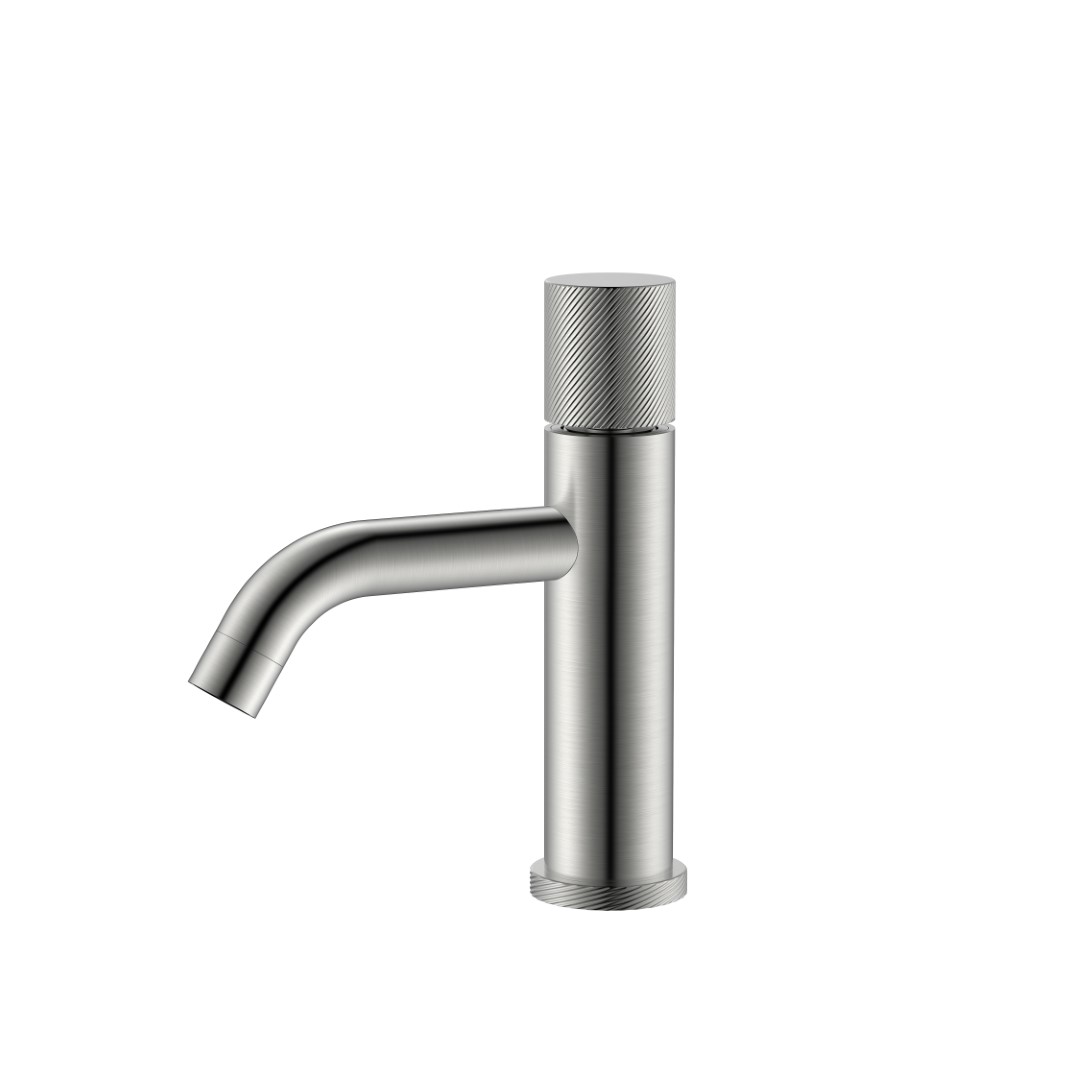 Смеситель Boheme STICK для умыв. низ. NIKEL BRUSH SPIRALE 121-NB.4