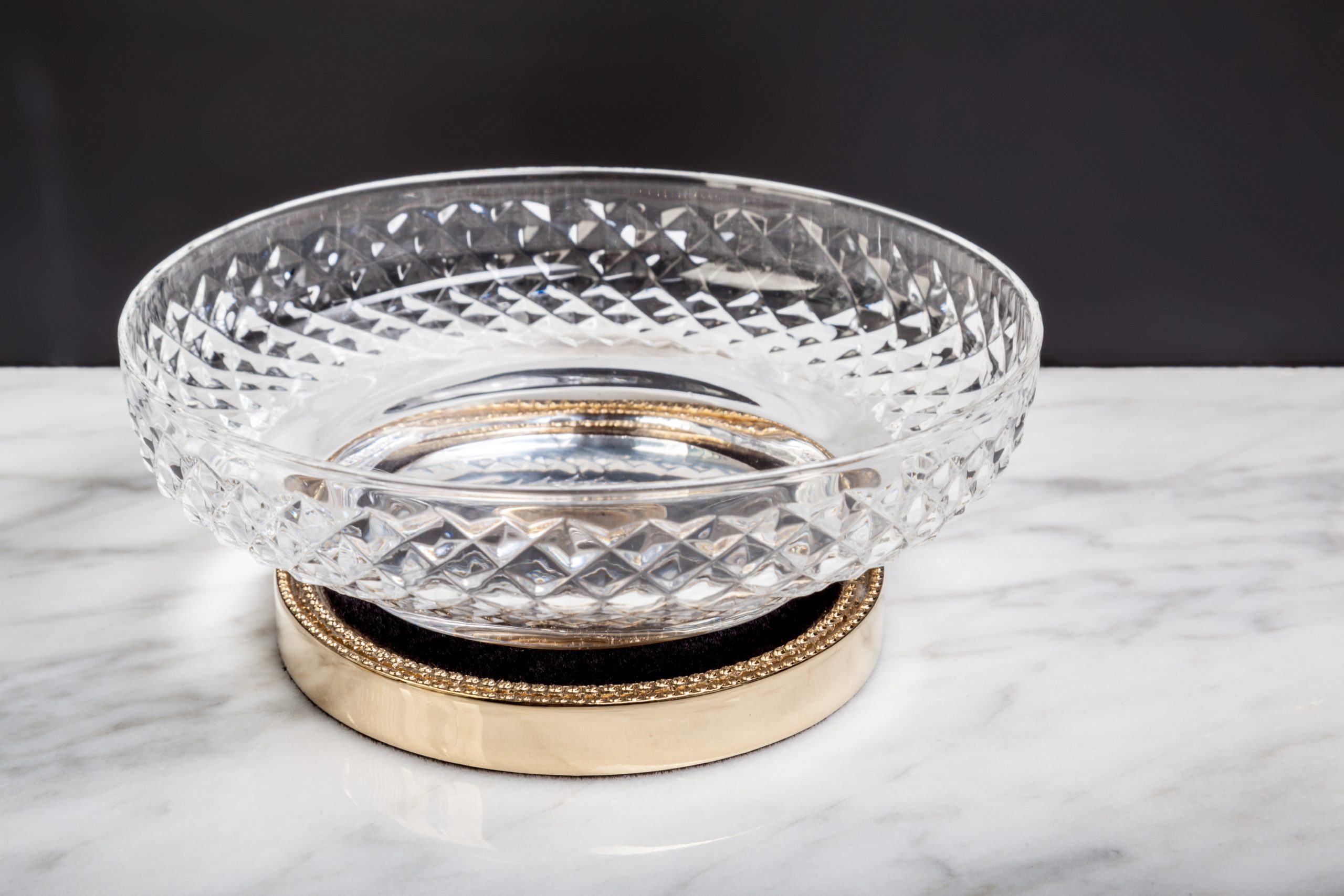 Мыльница ЗОЛОТО Boheme Crystal Luxury Options 10205