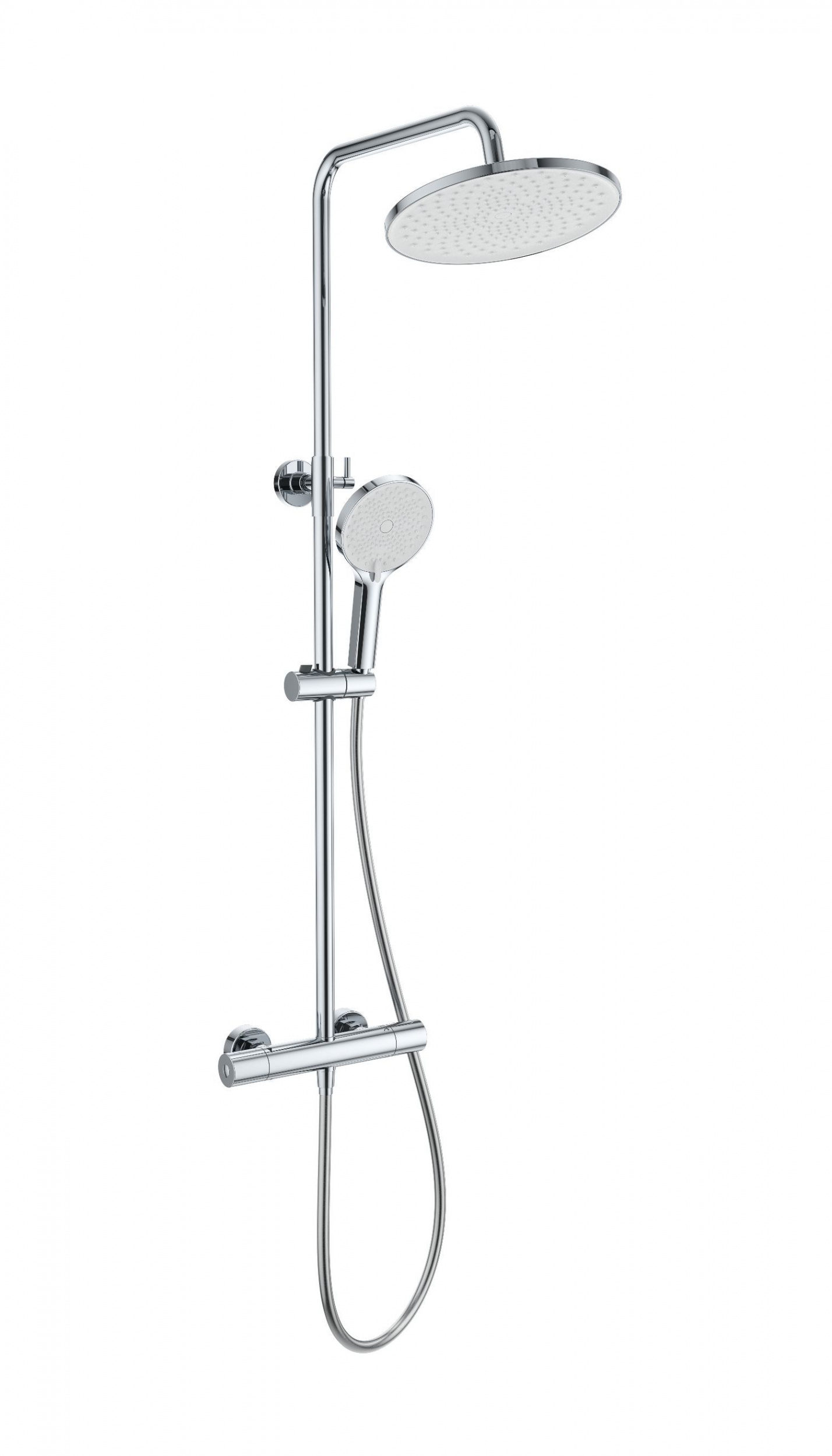 Душевая система с термостатом WONZON & WOGHAND INN 1, Хром WW-B3013-T1-CR