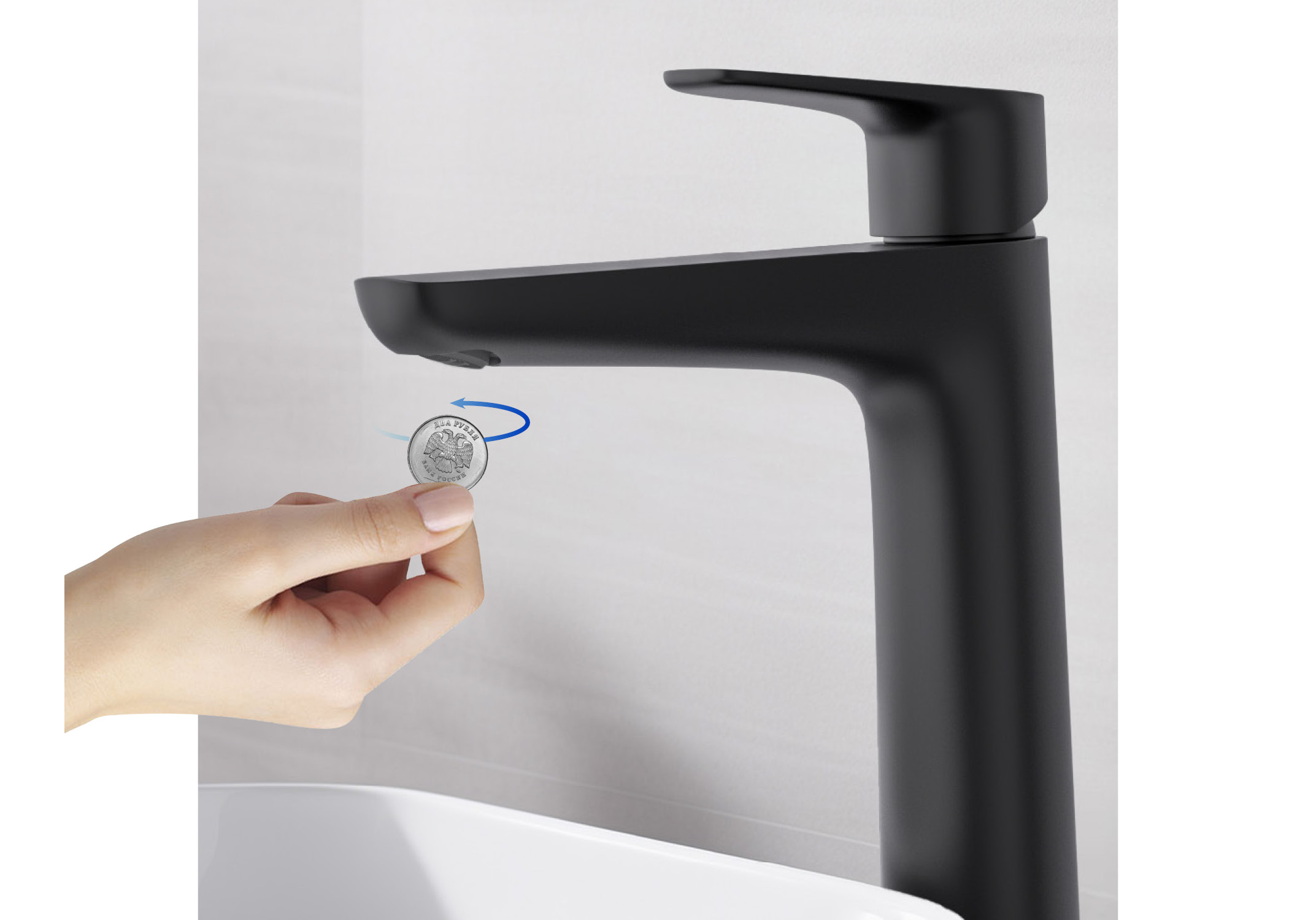 Смеситель Aquatek Бетта 230 AQ1104MB для раковины