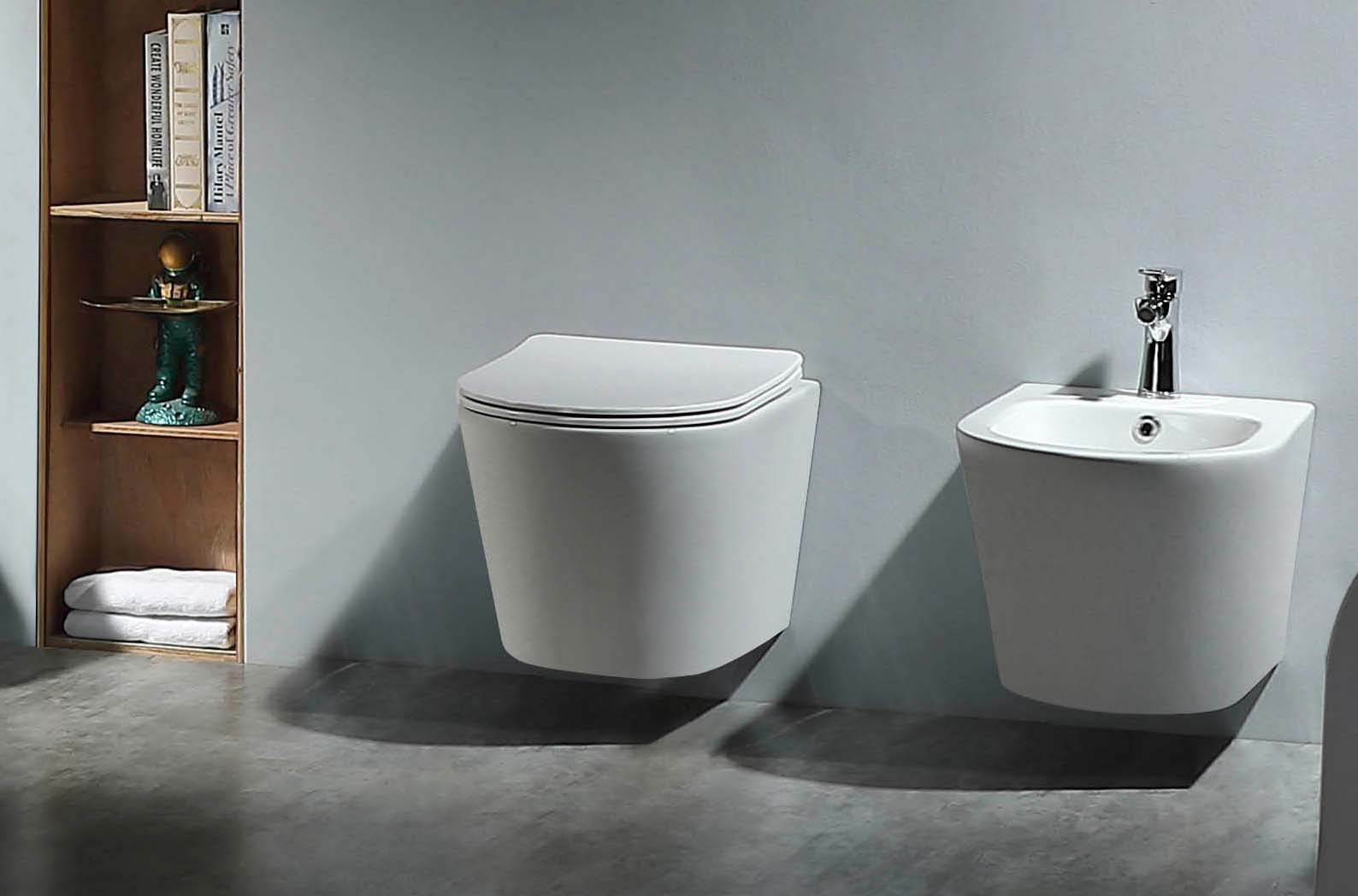 Унитаз подвесной безободковый Aquatek Вега AQ1904T-00 с сиденьем Soft Close