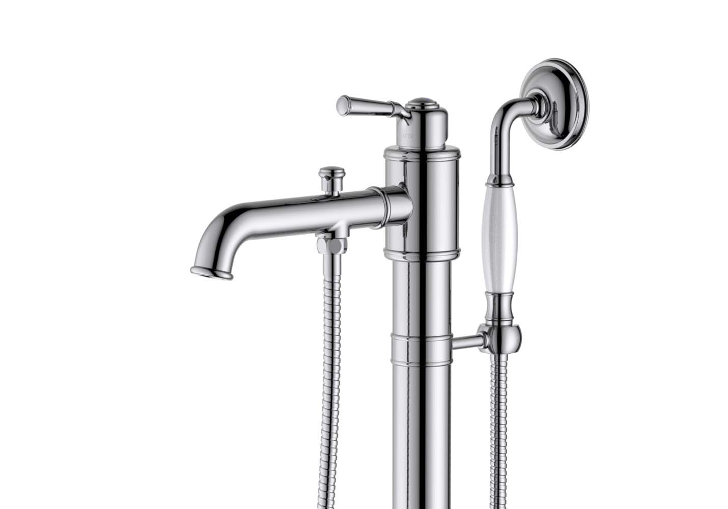 Смеситель Aquatek Классик AQ1545CR для ванны напольный