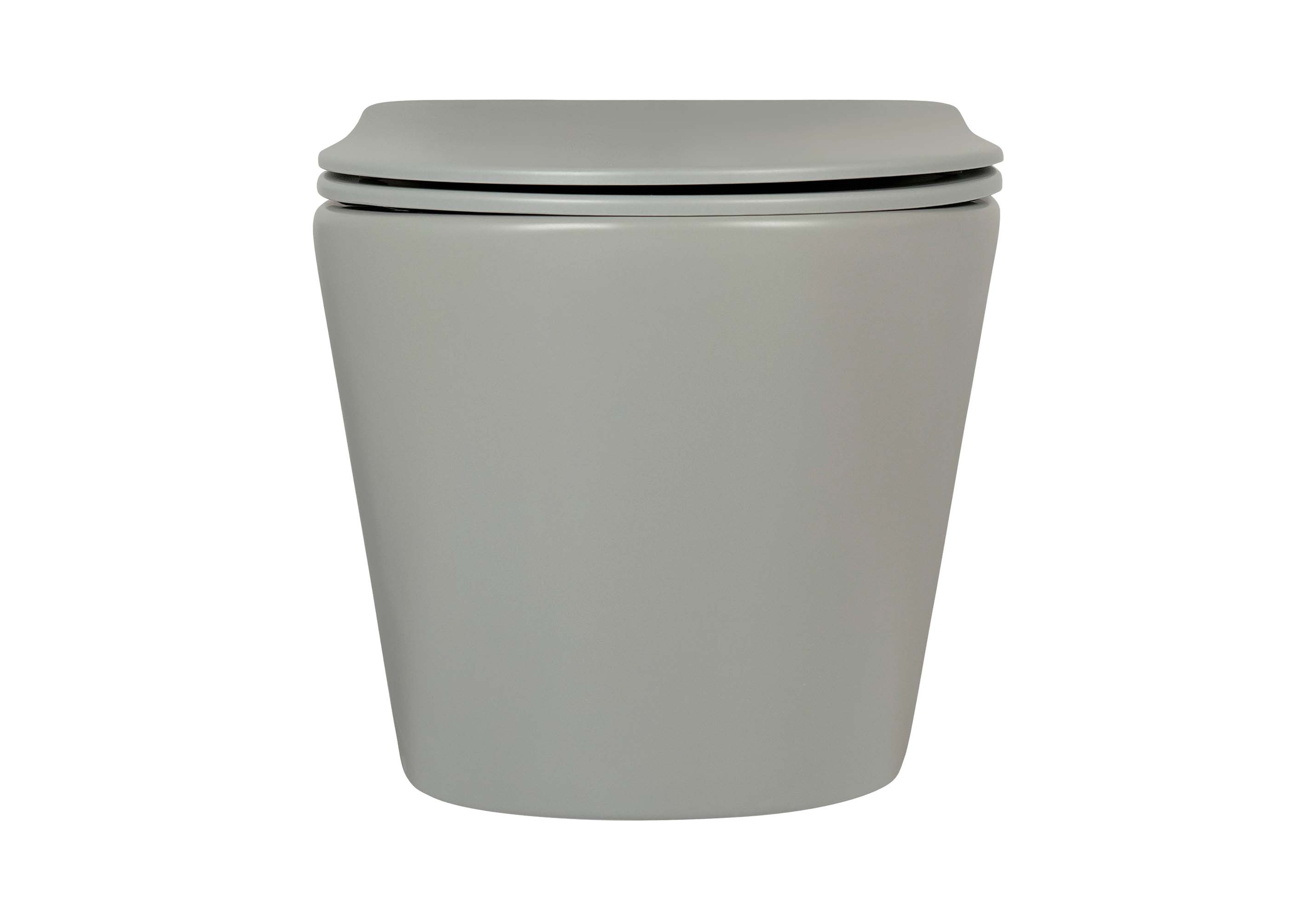 Унитаз подвесной безободковый Aquatek Вега AQ1905-MG с сиденьем Soft Close серый матовый